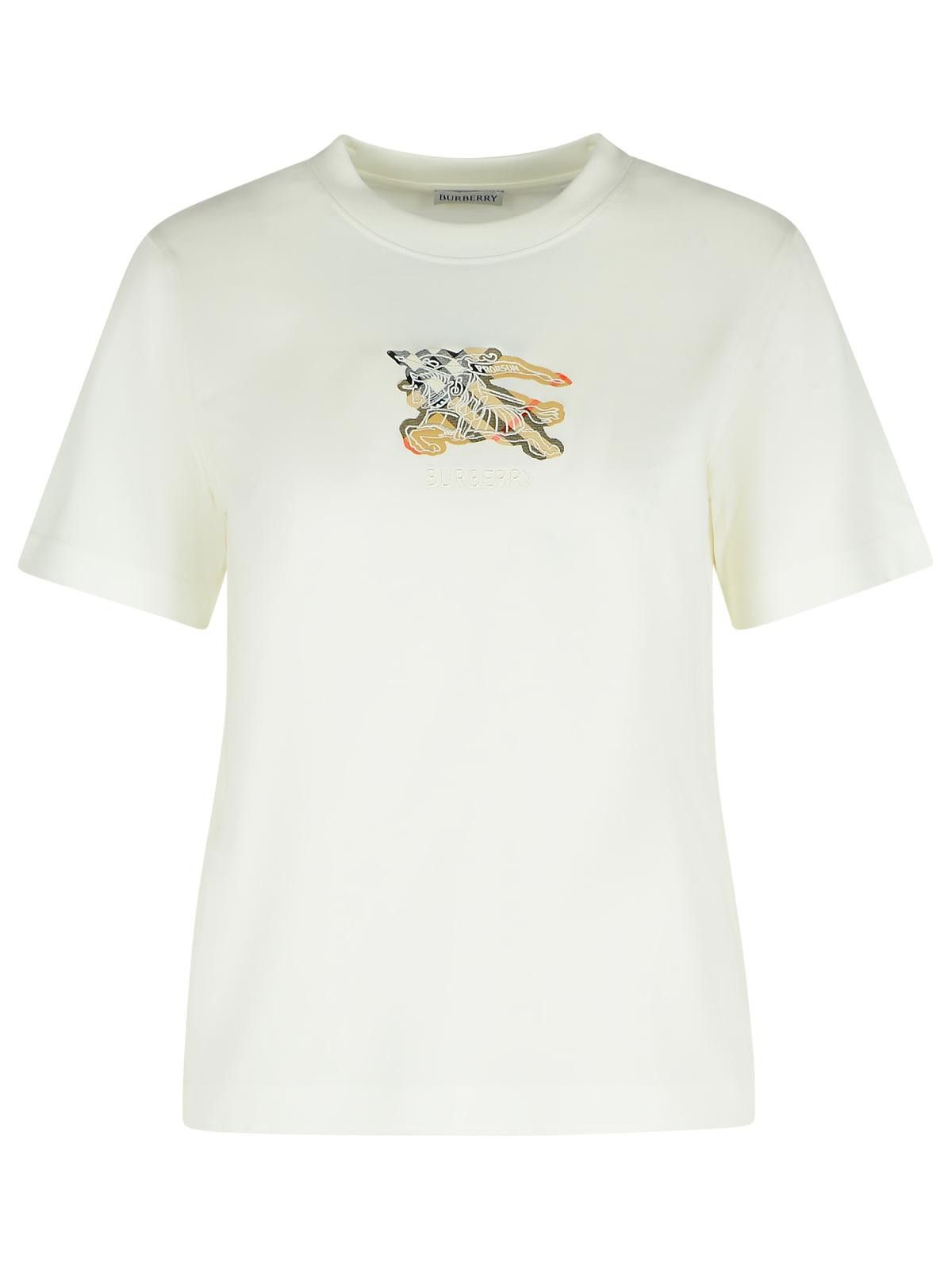 Burberry Cream Terry Fabric Oversize T-Shirt | Grailed