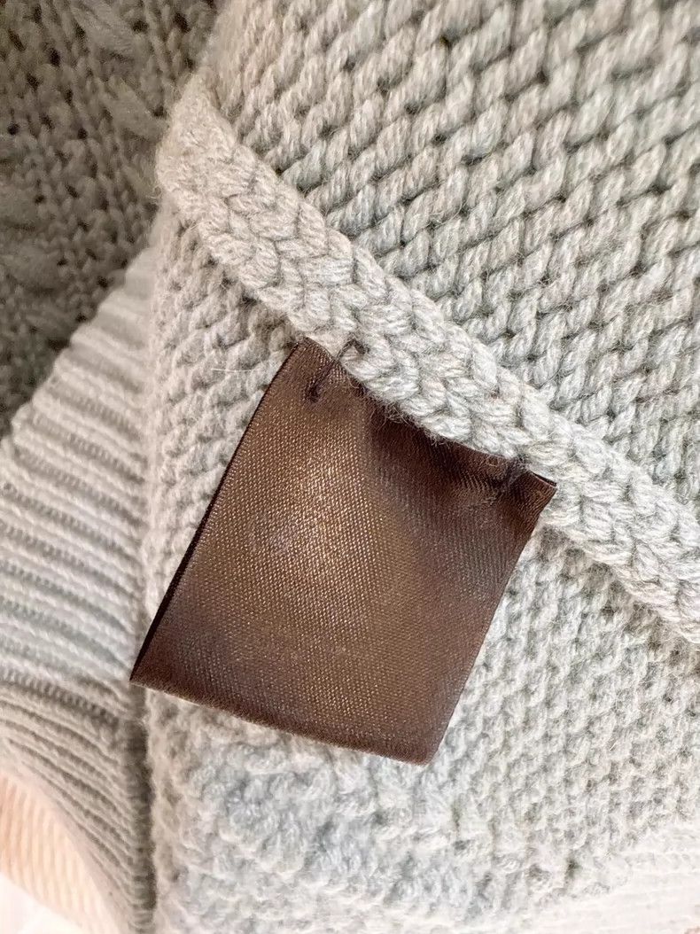 Loro Piana LORO PIANA Baby cashmere hollow crochet sweater Size L / US 10 / IT 46 - 9 Thumbnail
