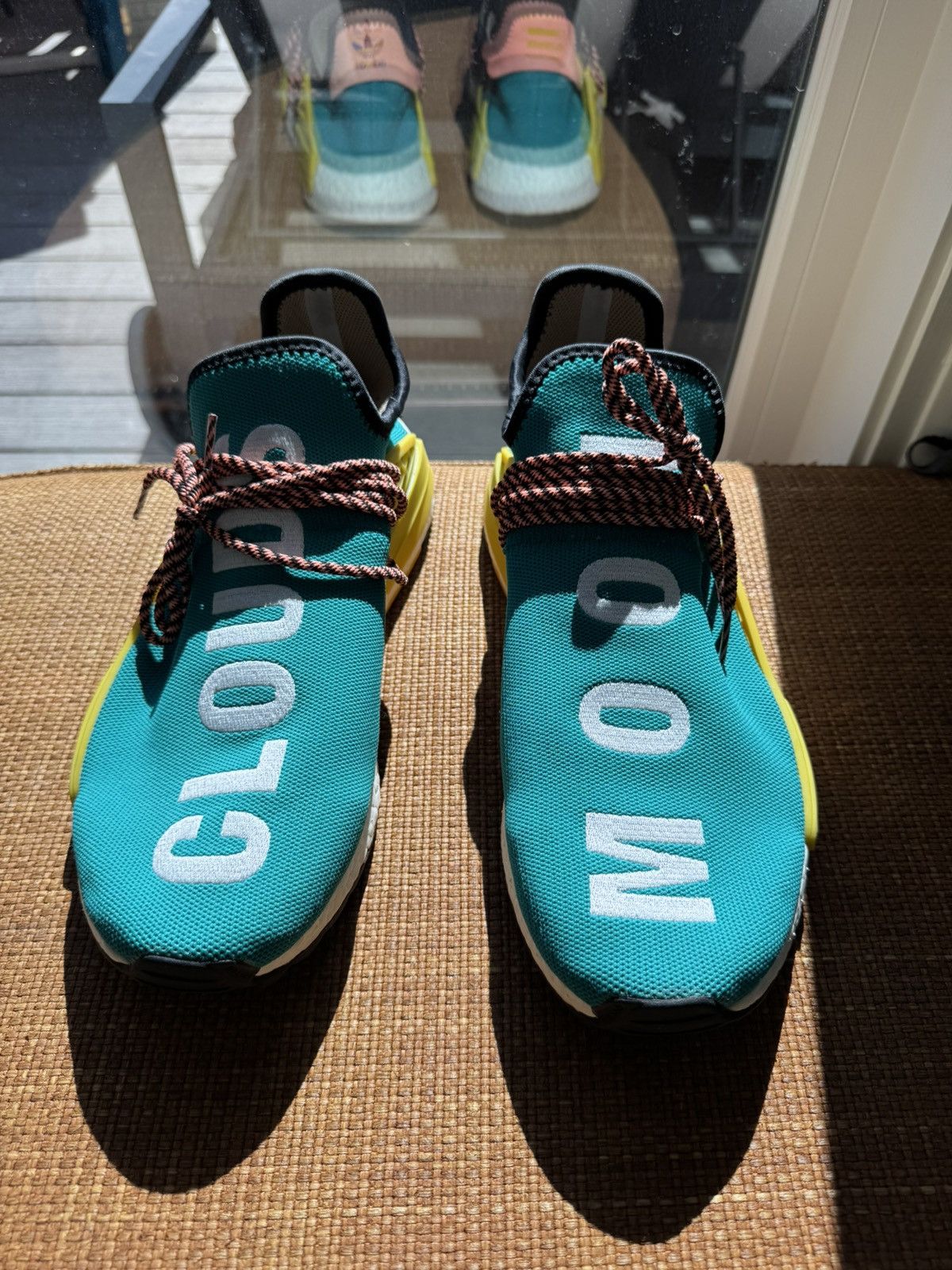 adidas gazelle silver green womens adidas Human Race NMD Pharrell 'Sun Glow' – Hype Vault main image 0