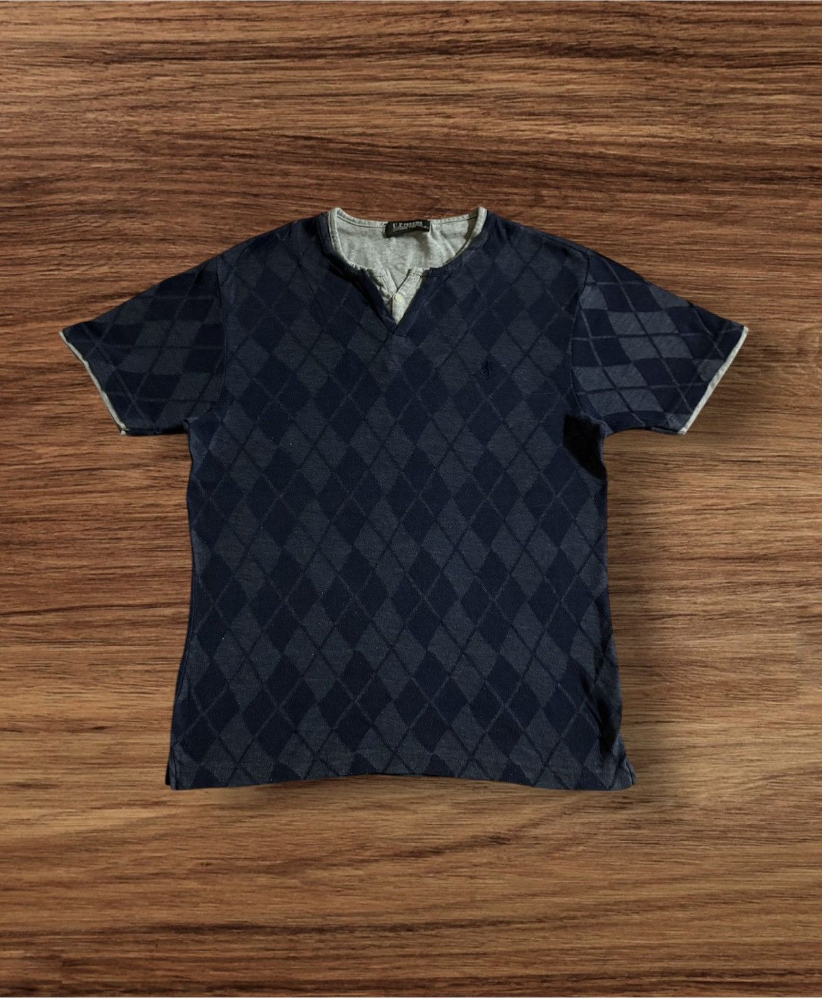 Japanese Brand U.P renoma Double Layer T-Shirt Size US M / EU 48-50 / 2 - 1 Thumbnail