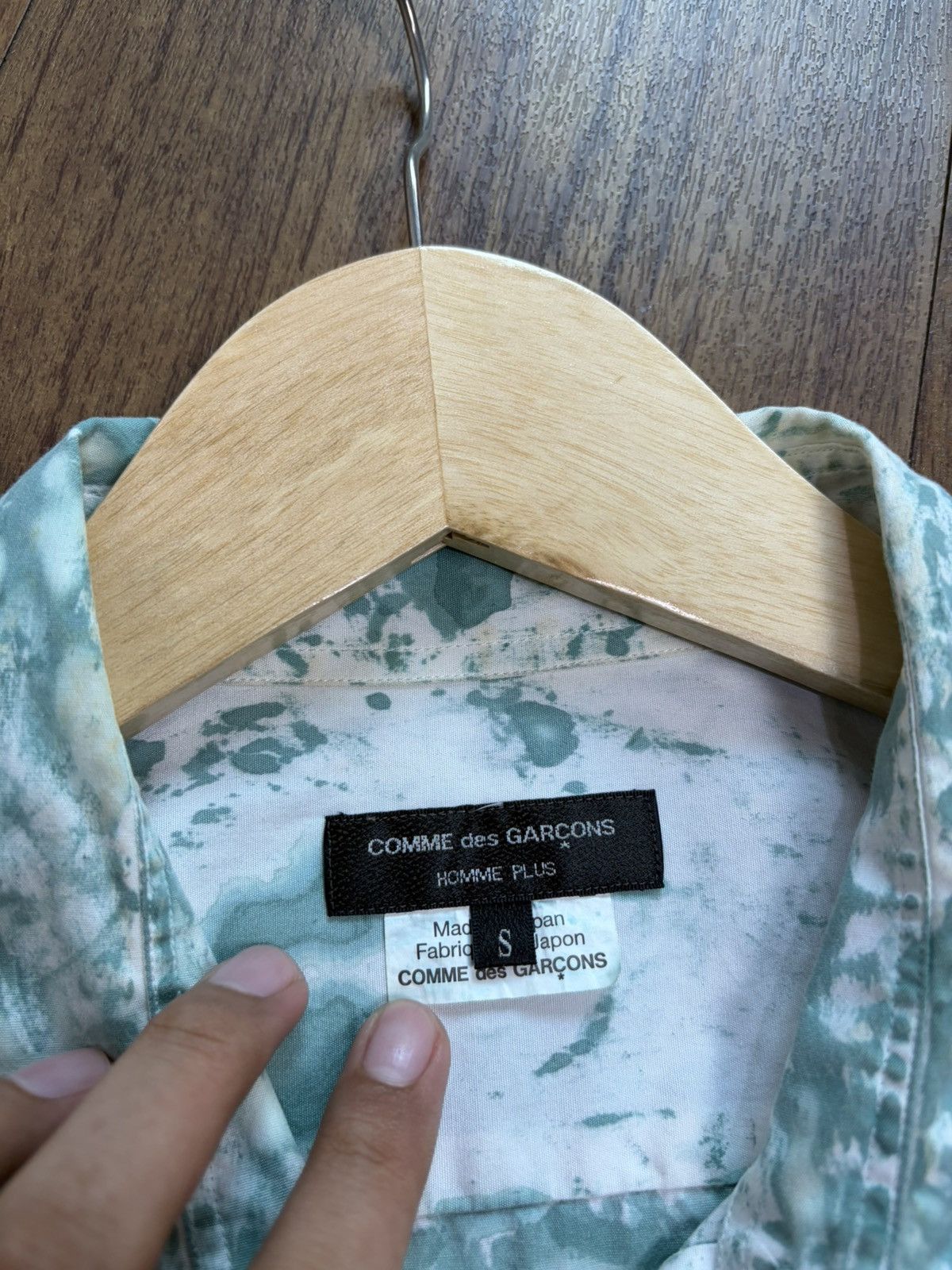 Comme des Garcons Homme Plus FREE TAX! AD2017 CDG Homme Plus Marble Print Shirt Size US S / EU 44-46 / 1 - 7 Thumbnail