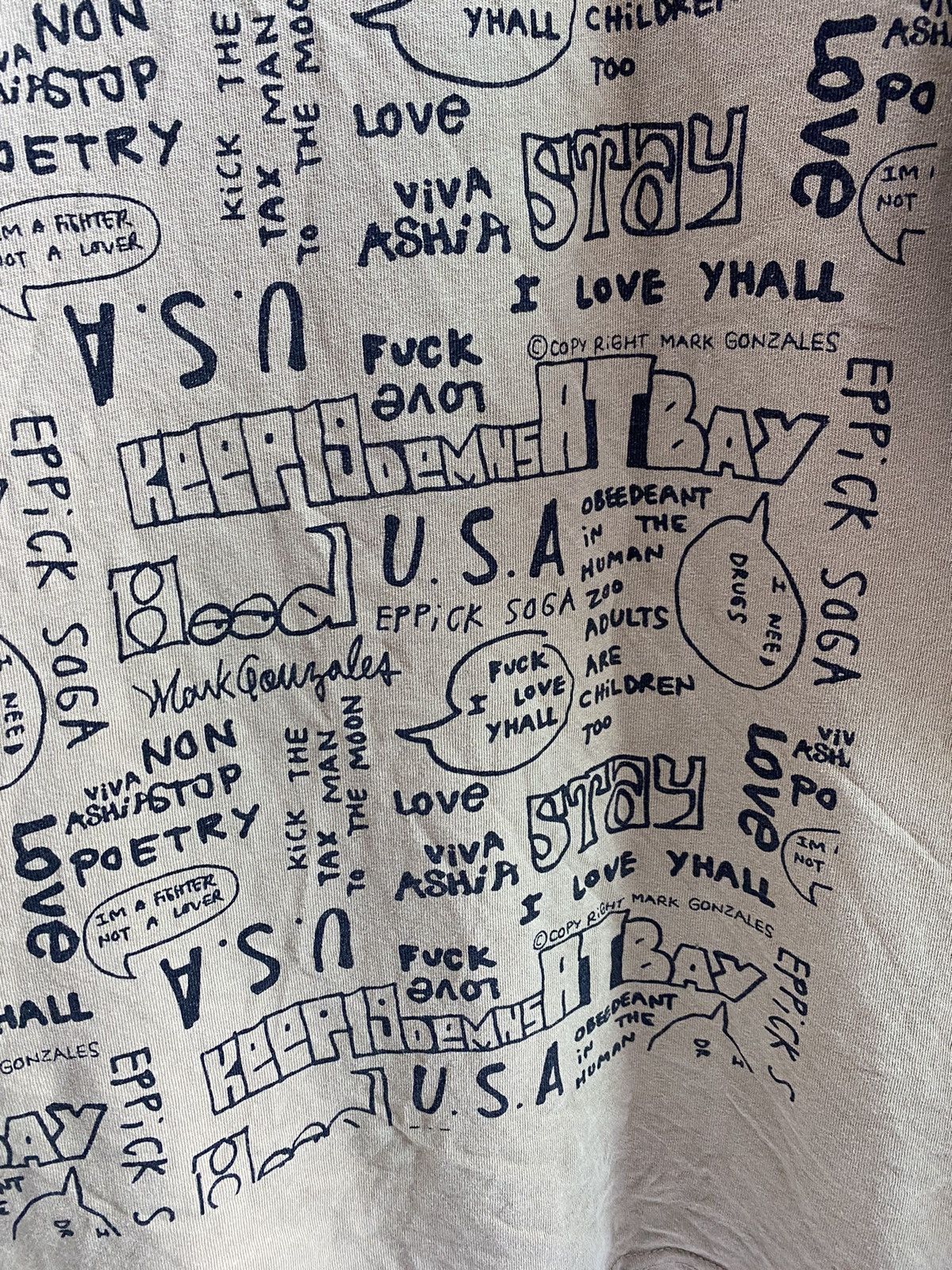 Vintage MARK GONZALES TSHIRT Size US XXL / EU 58 / 5 - 12 Thumbnail