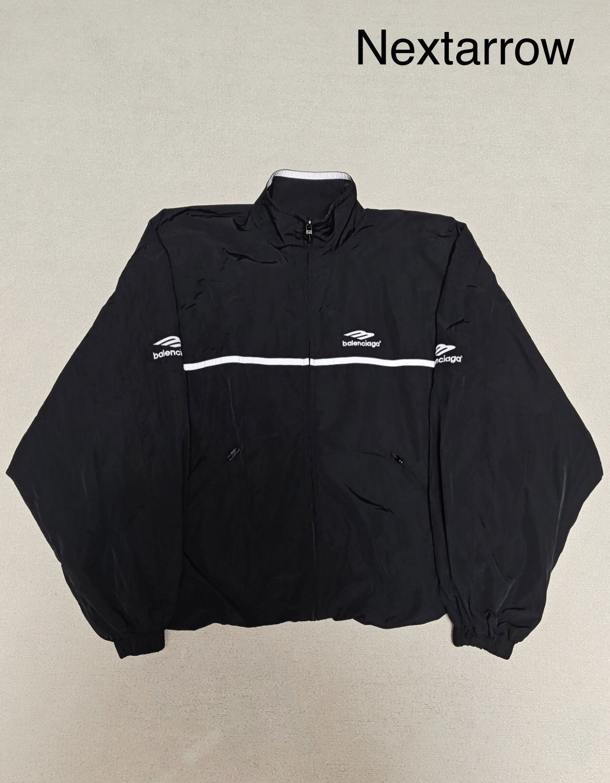 Balenciaga Balenciaga 24ss rolled edge 3Bsports nylon jacket2412- Size US XS / EU 42 / 0 - 1 Thumbnail