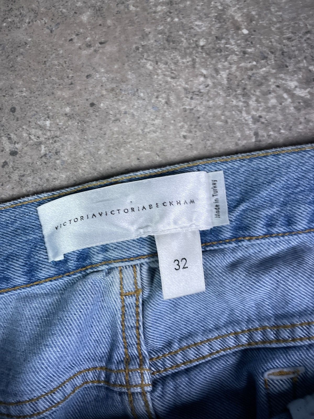 Victoria Beckham × Vintage Vintage Victoria Beckham wide leg denim jeans pants Size 32" / US 10 / IT 46 - 3 Thumbnail