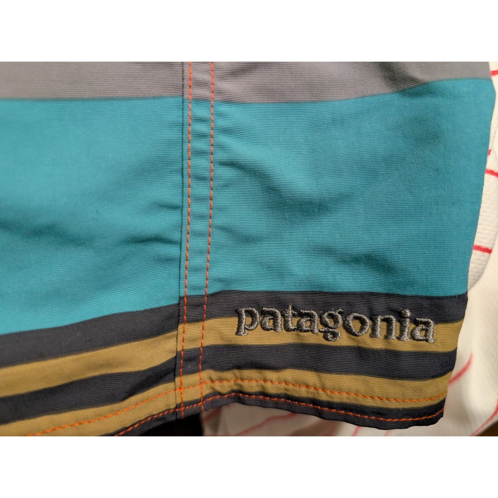 Patagonia Patagonia Orange/Blue Mens Size 38 Board Shorts Size US 38 / EU 54 - 4 Thumbnail