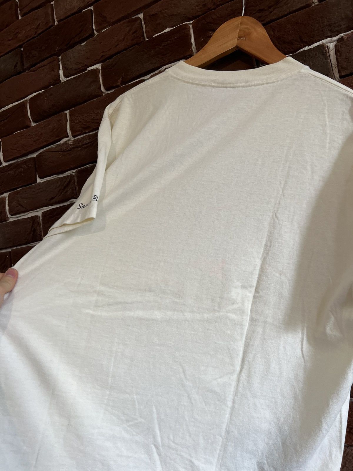 Vintage Vintage 1990s ONEITA Andrew Carson Biking Single Stitch Tee Size US XL / EU 56 / 4 - 9 Thumbnail