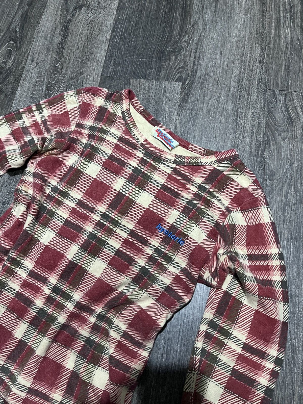 Hysteric Glamour Vintage Flannel Plaid Longsleeve Hysteric Glamour Y2K Punk Size XS / US 0-2 / IT 36-38 - 2 Thumbnail