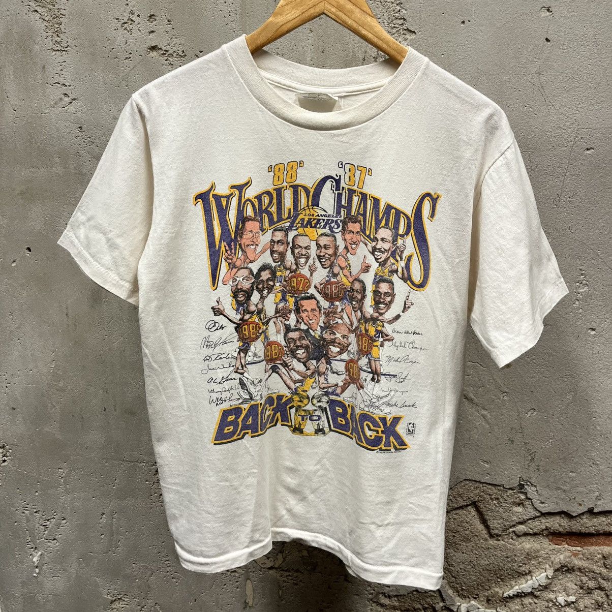 Salem Sportswear Salem Sportswear 1987-88 Los Angeles LA Lakers Back to Back Size US L / EU 52-54 / 3 - 1 Thumbnail