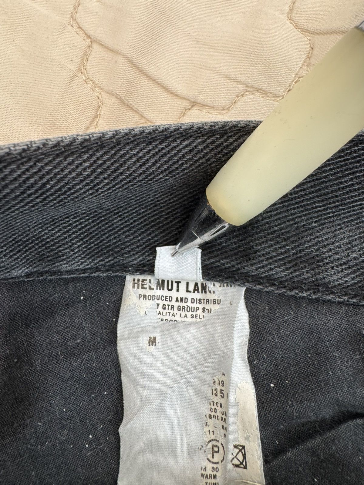 Helmut Lang Helmut Lang 90s Classic Cut Denim Jeans Washed Black Size 28 Size US 28 / EU 44 - 6 Thumbnail