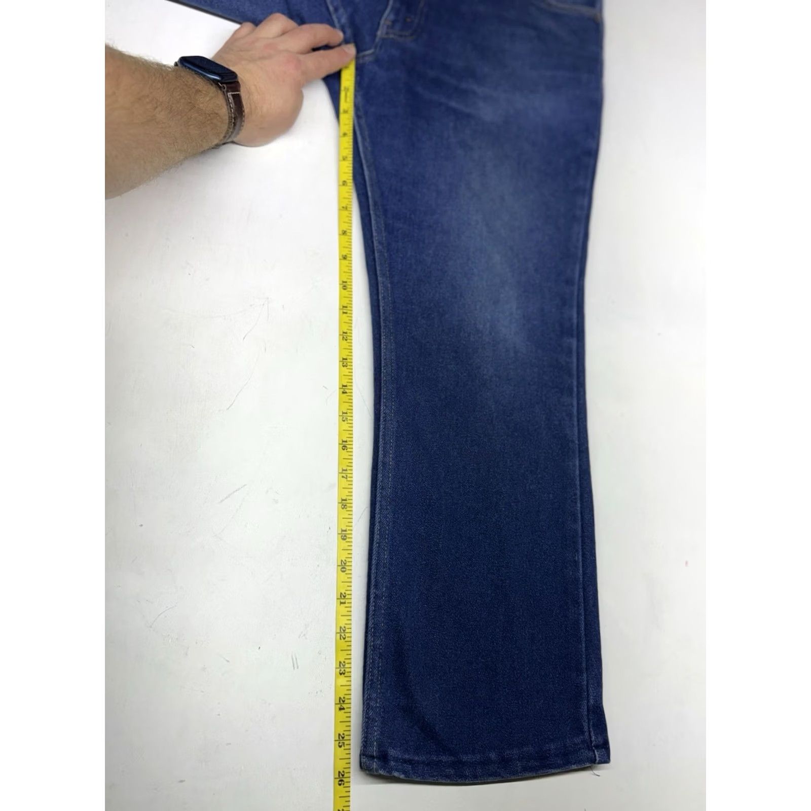 Levi's VINTAGE Levi's 549 Jeans Blue Tab Denim Mens 34x26 80s 1986 Made In USA Straight High Rise Denim Jeans Men USA 80s Retro Classic Size US 34 / EU 50 - 6 Thumbnail