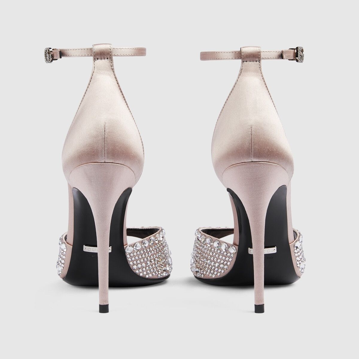 Gucci o1s1wg110225 Women's High Heel Sandals With Crystals Size US 6.5 / IT 36.5 - 4 Thumbnail