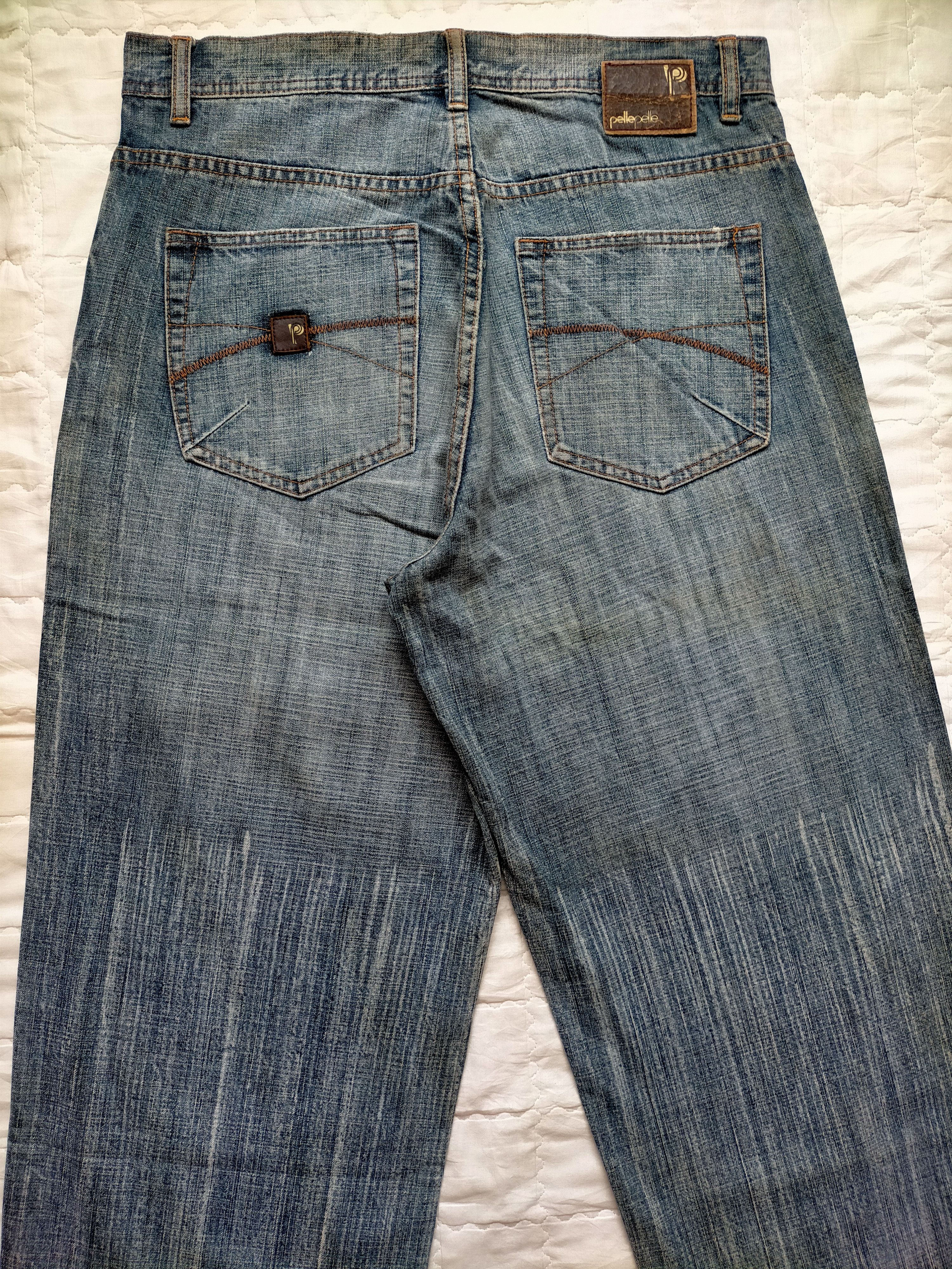 Pelle Pelle Vtg 90s Pelle Pelle Wide Baggy Skateboarding Style Jeans Size US 32 / EU 48 - 12 Thumbnail