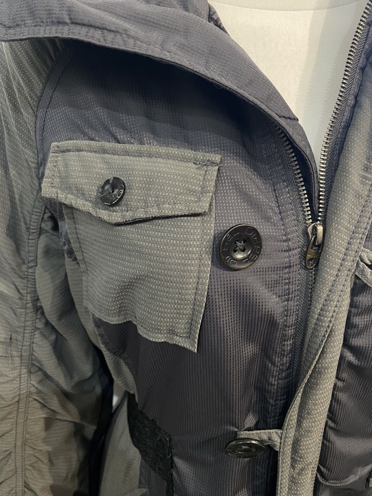 Diesel Diesel Vintage Long Parka Bomber Jacket Y2K Size: S Size S / US 4 / IT 40 - 3 Thumbnail