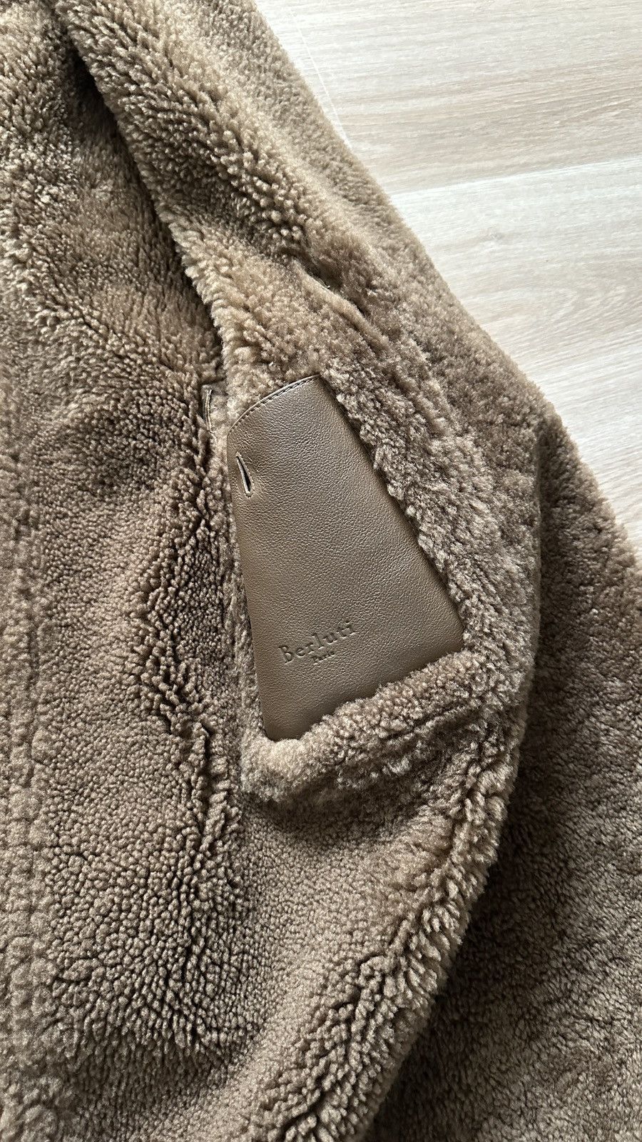 Berluti FW18 Runway Collection Toffee Shearling Coat Size US L / EU 52-54 / 3 - 6 Thumbnail