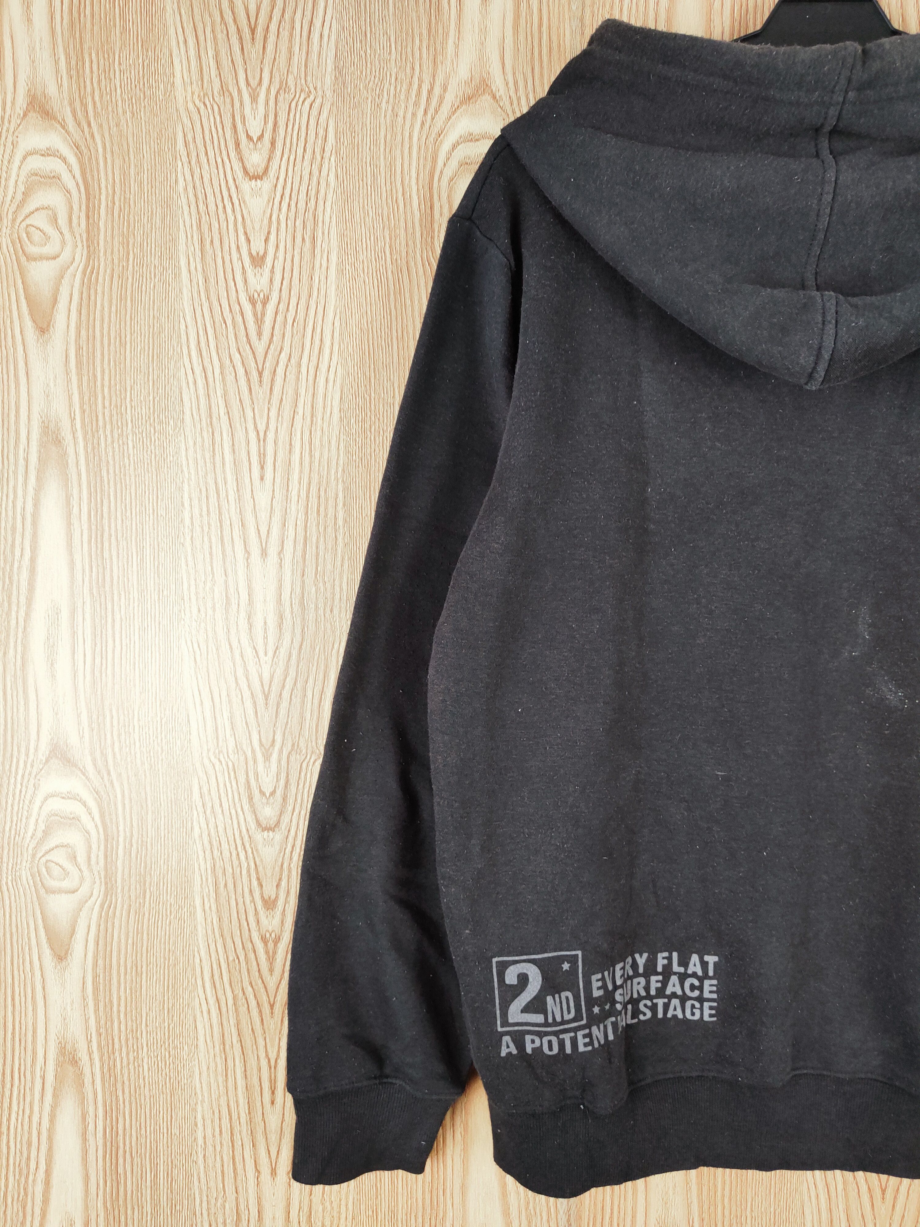 Japanese Brand × Vintage Vintage 💥 Balmy&Awaking Black Hoodie Sweatshirts Size US L / EU 52-54 / 3 - 10 Thumbnail
