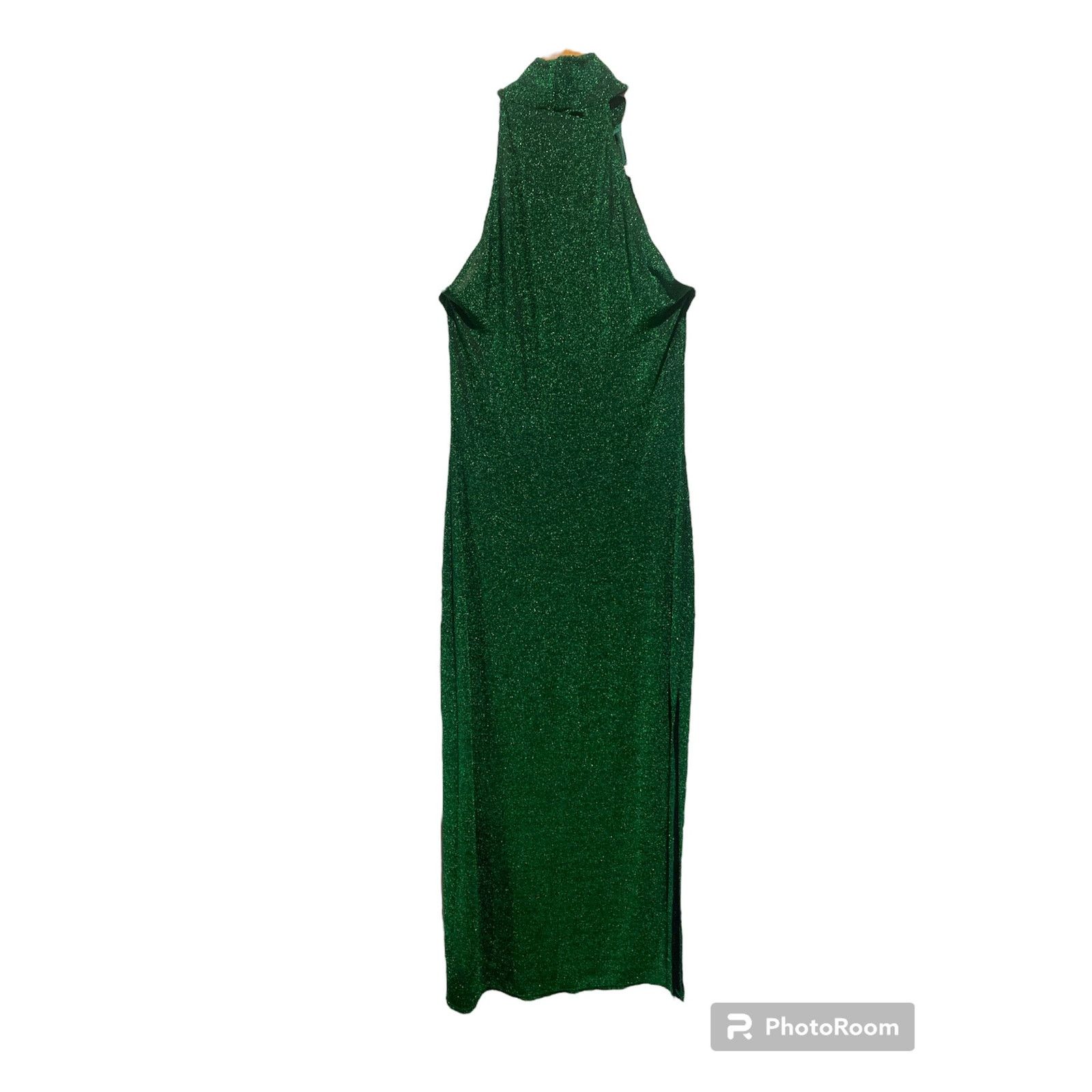 Reformation Reformation Argentia Knit Dress Green Emerald Sparkles XL Size XL / US 12-14 / IT 48-50 - 2 Thumbnail