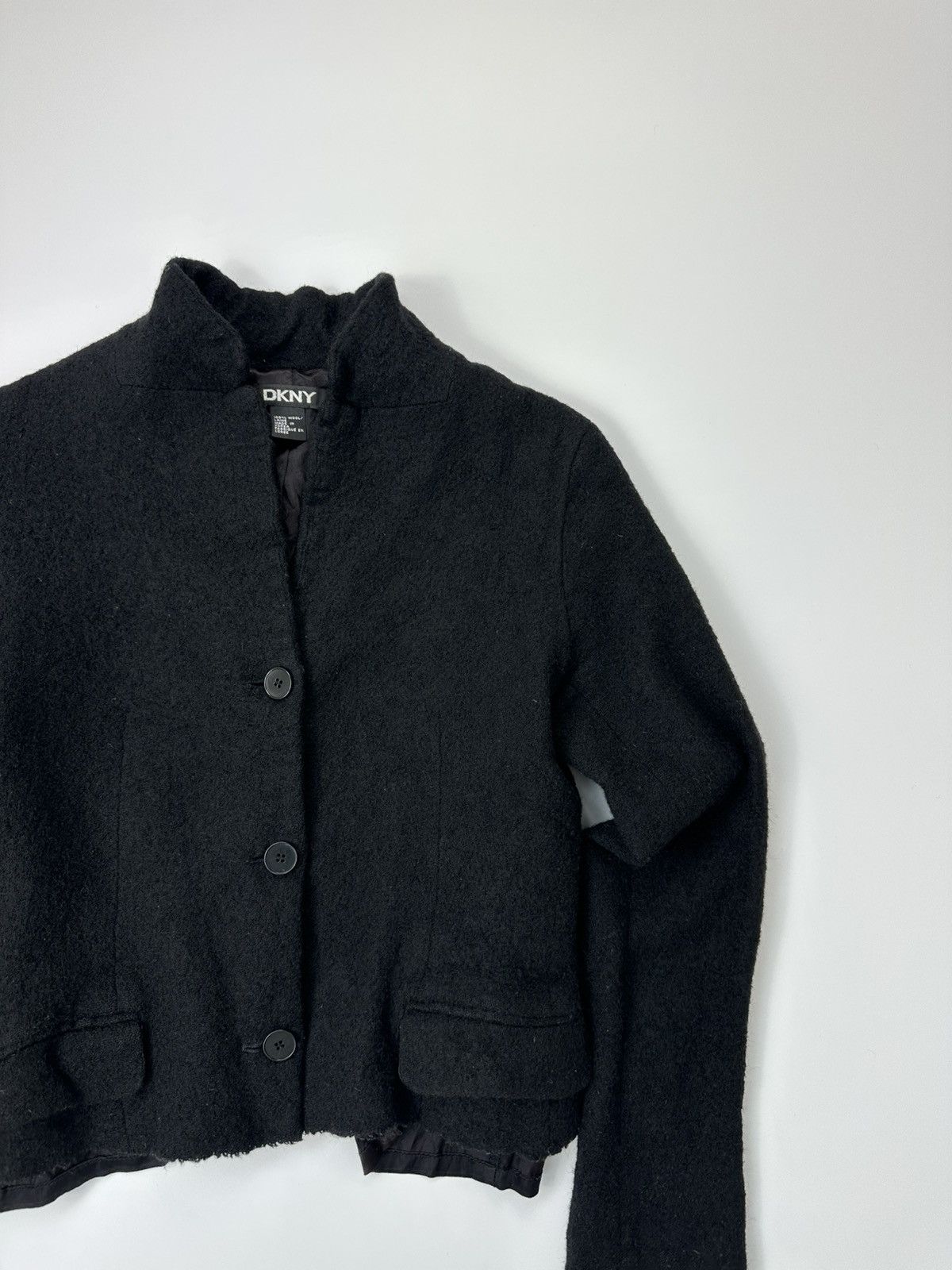 DKNY DKNY Wool Blazer Black Made In Korea Size L / US 10 / IT 46 - 5 Thumbnail