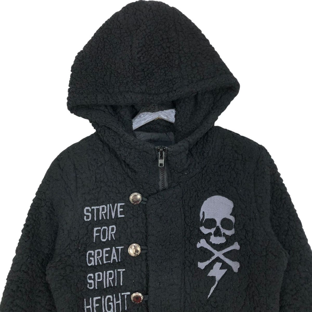 If Six Was Nine Vintage Fleece Sherpa Jacket Ghost Of Harlem Hoodie, Rock Size US S / EU 44-46 / 1 - 5 Thumbnail