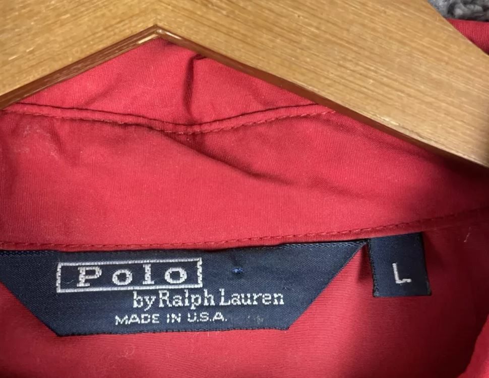 Polo Ralph Lauren Vintage Polo Ralph Lauren Spelled Out Windbreaker Jacket Size US L / EU 52-54 / 3 - 11 Thumbnail