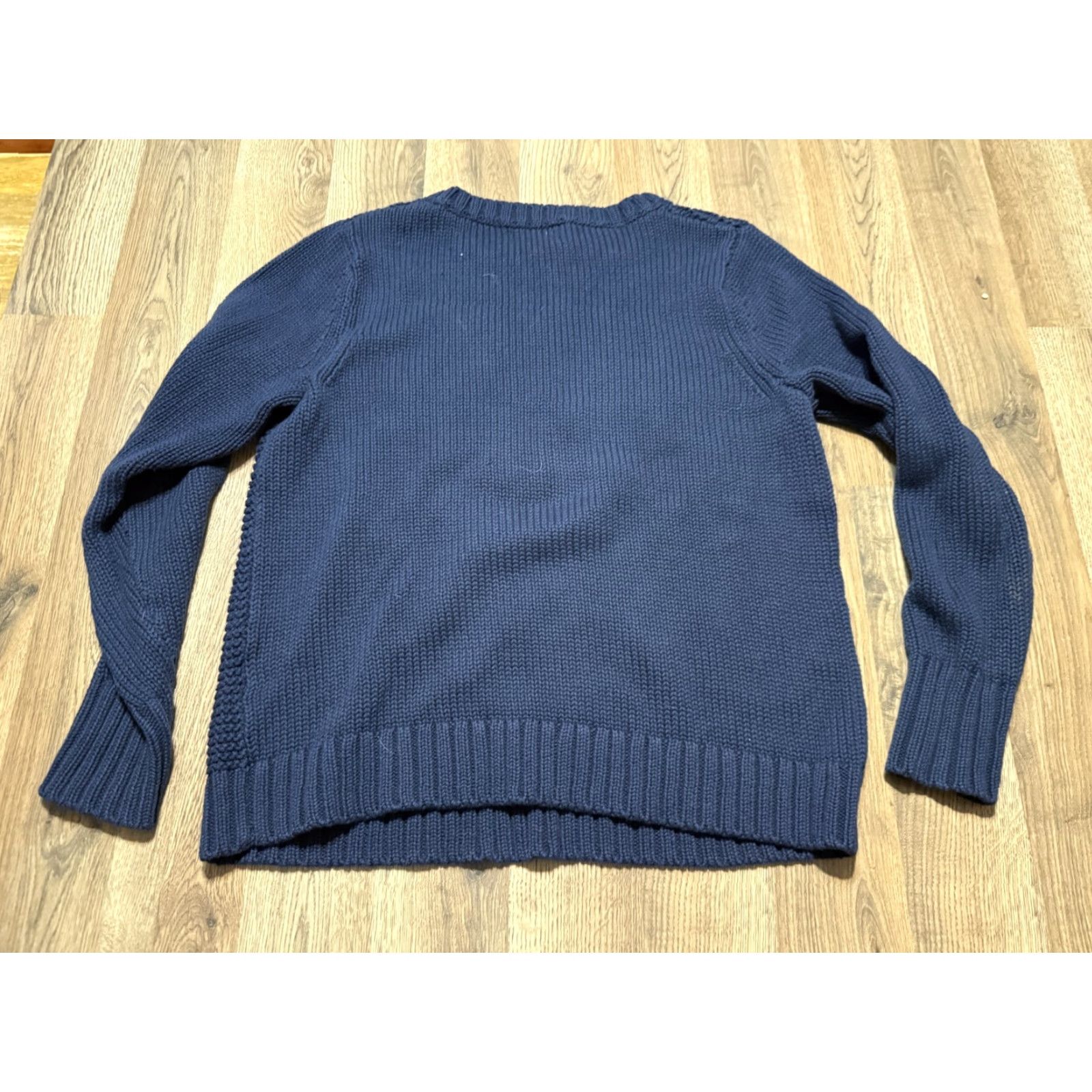 Lands' End Lands' End Sweater Woman's Size Large Blue Crewneck Pullover Knit Size L / US 10 / IT 46 - 2 Thumbnail