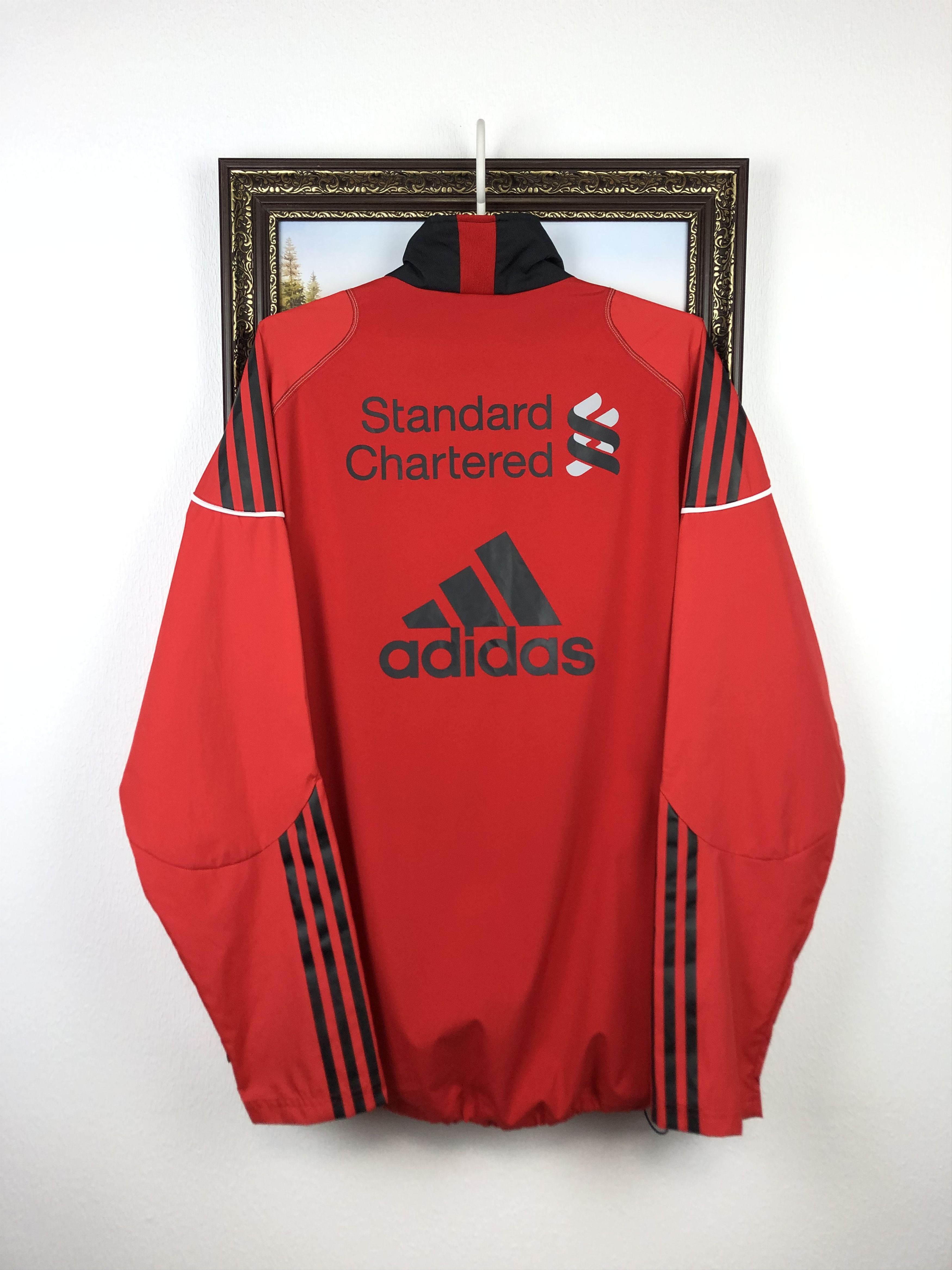 Adidas Vintage Adidas Liverpool Jacket Soccer Windbreaker Track Size US L / EU 52-54 / 3 - 1 Thumbnail