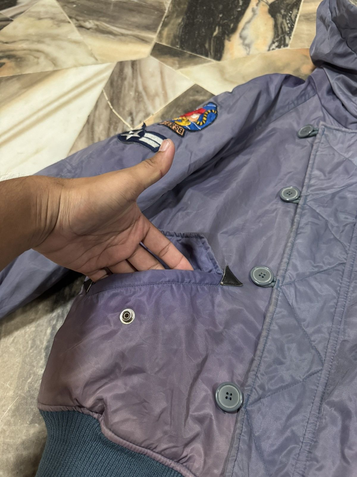 Japanese Brand Vintage US Air Force Para Troop Bomber Jacket Size US M / EU 48-50 / 2 - 10 Thumbnail