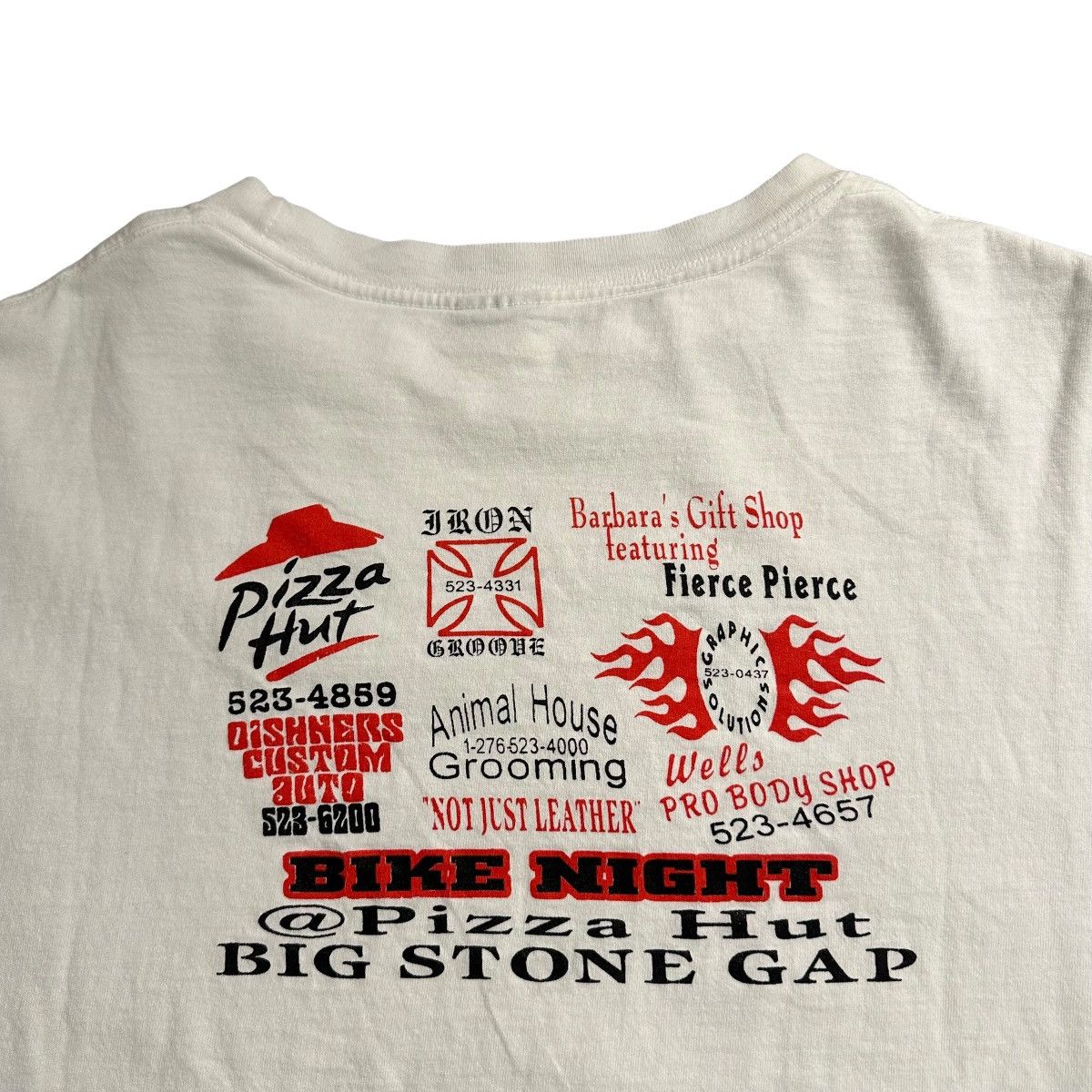 Majestic × Vintage Vintage Westcoast Choppers Pizza Hut Biker Longsleeve Shirt Size US XL / EU 56 / 4 - 4 Thumbnail