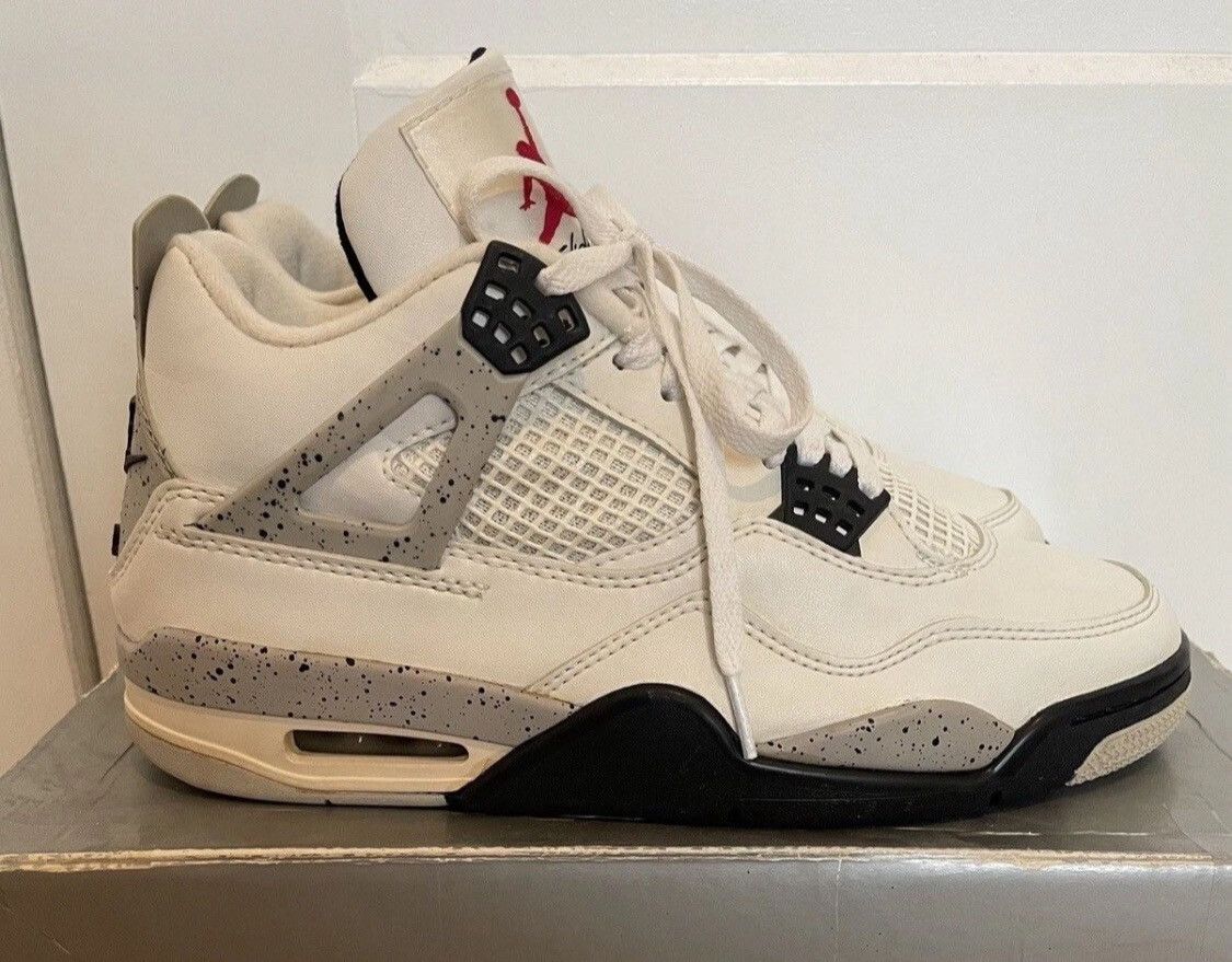 Jordan Brand 1999 Air Jordan 4 White Cement Size US 8.5 / EU 41-42 - 2 Thumbnail