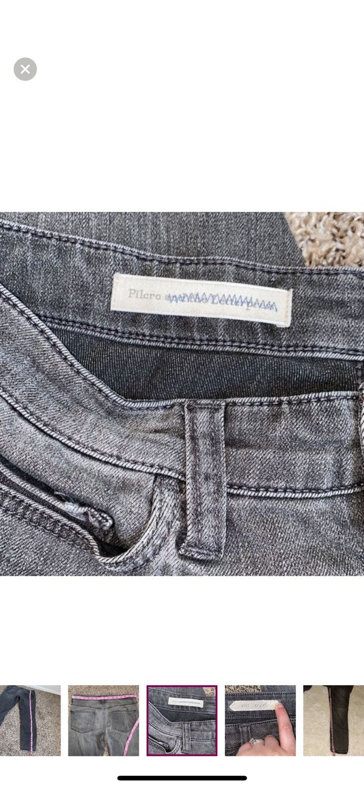 Anthropologie Anthropologie pilcro & the letterpress stet jeans size 4 Size 27" / US 4 / IT 40 - 5 Thumbnail