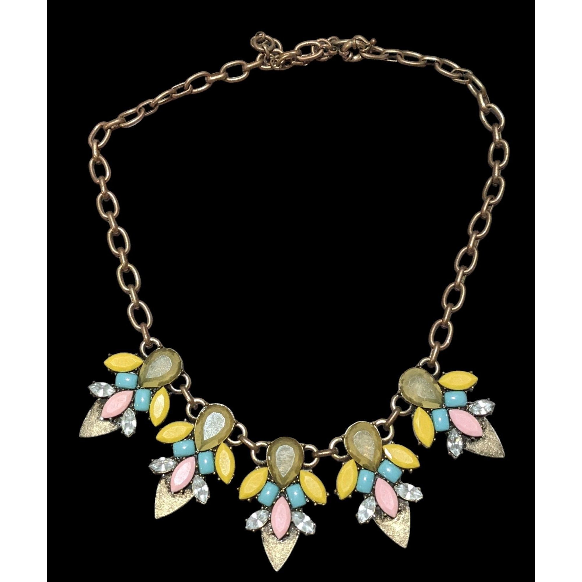 Other 90s Glam Floral Gemmed Necklace Size ONE SIZE - 1 Thumbnail