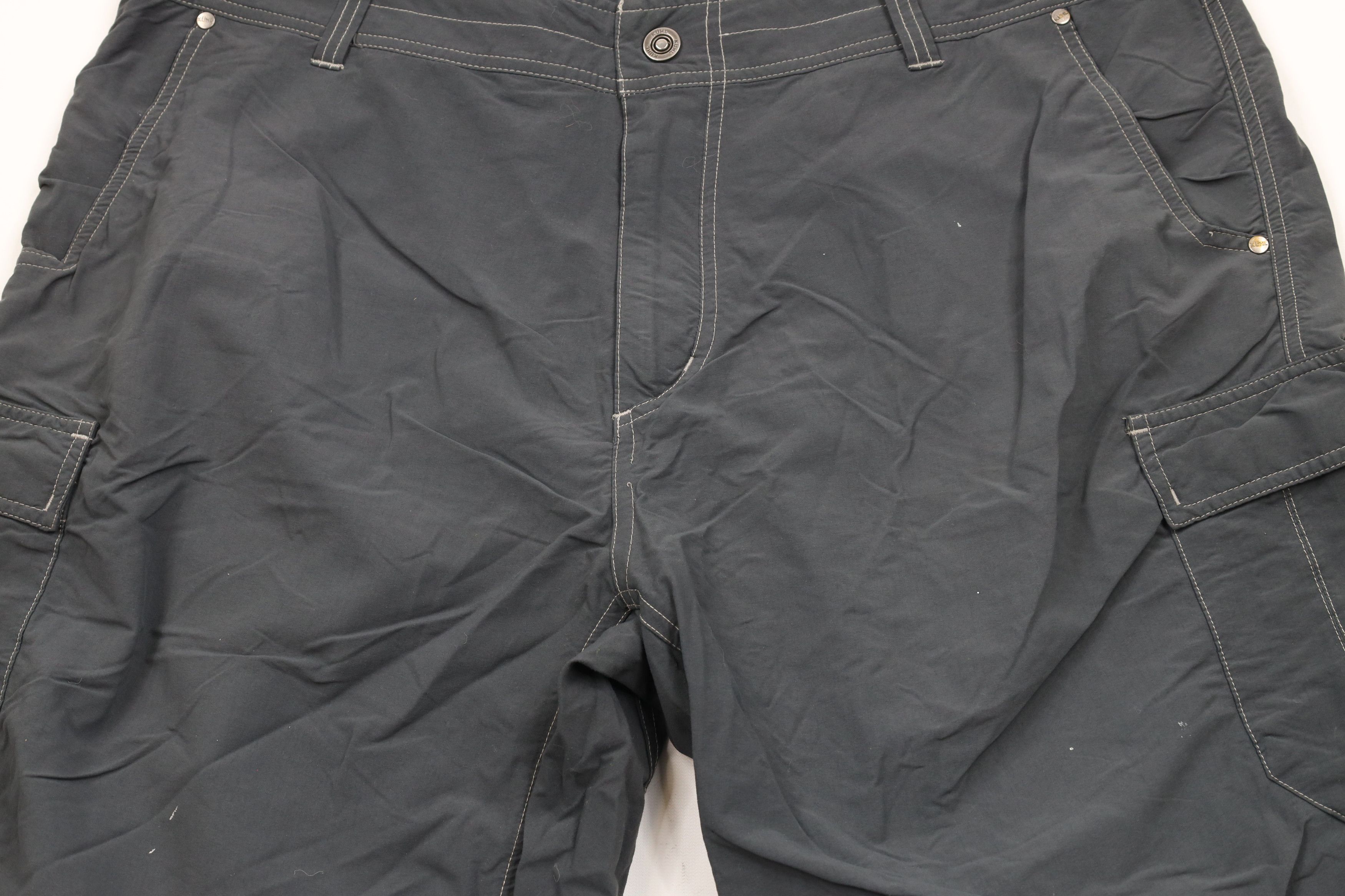 Kuhl × Vintage Kuhl Mountain Outdoor Hiking Climbing Cargo Shorts Gray Size US 40 / EU 56 - 3 Thumbnail