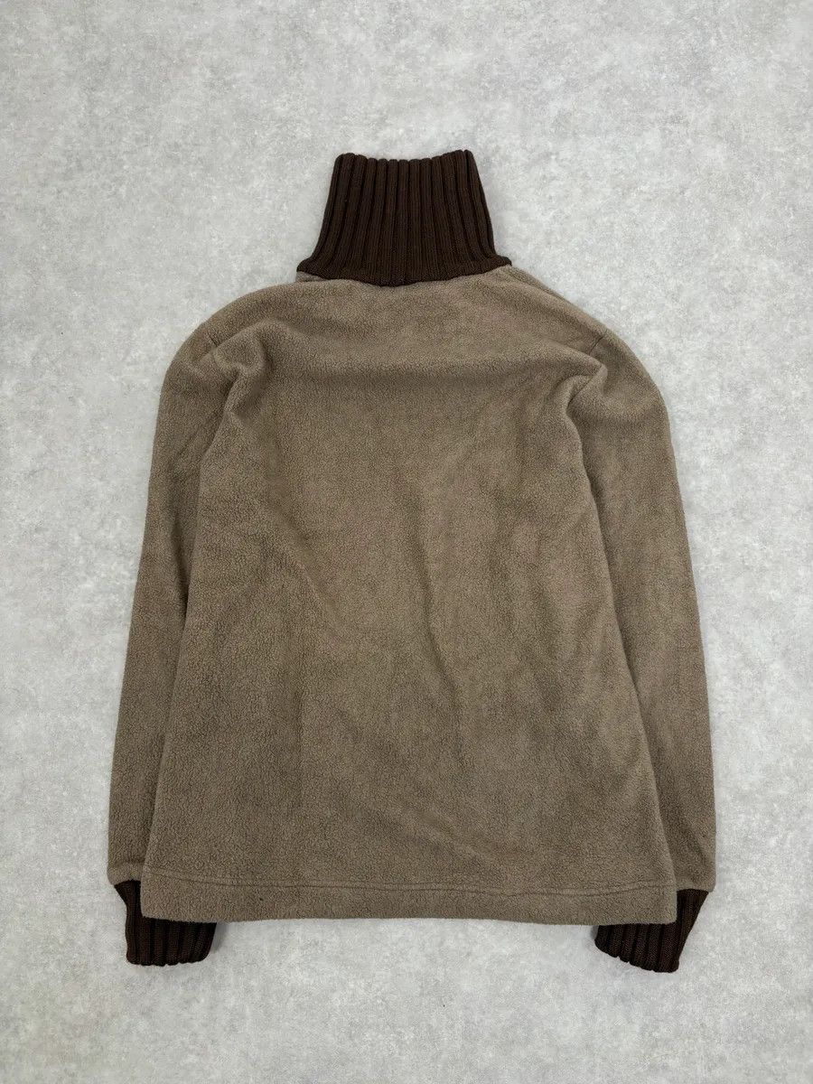 Dolce & Gabbana 1990s Dolce & Gabbana Beige Fleece Striped Collar Sweater Size US S / EU 44-46 / 1 - 8 Thumbnail