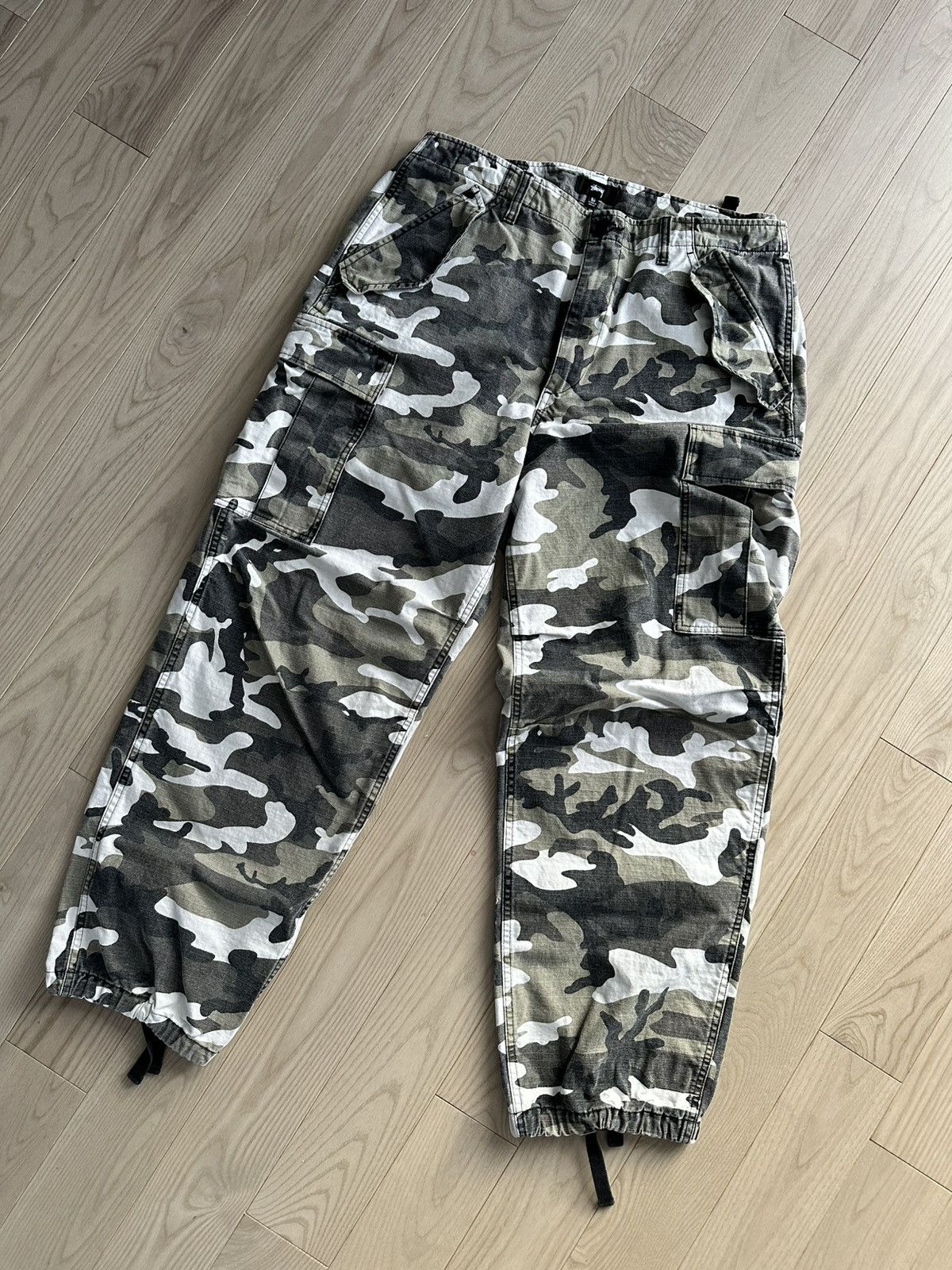 Stussy STUSSY Snow Camo Cargos 36 Size US 36 / EU 52 - 3 Thumbnail