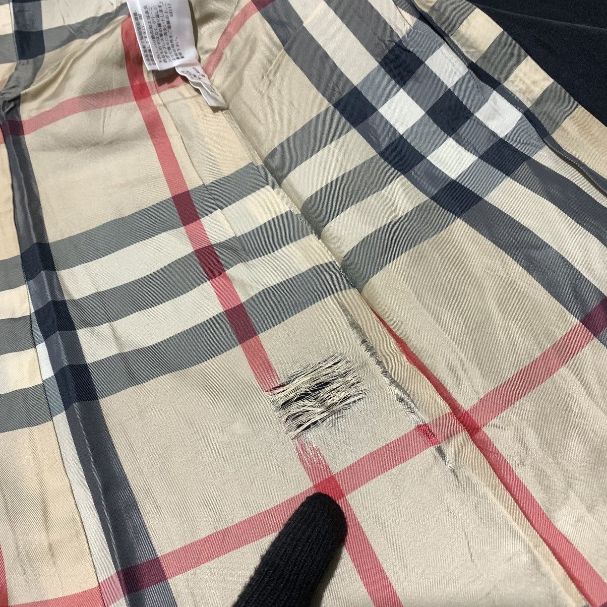 Burberry Vintage 90s Burberry Long Coat Nova Check Size XS / US 0-2 / IT 36-38 - 20 Thumbnail