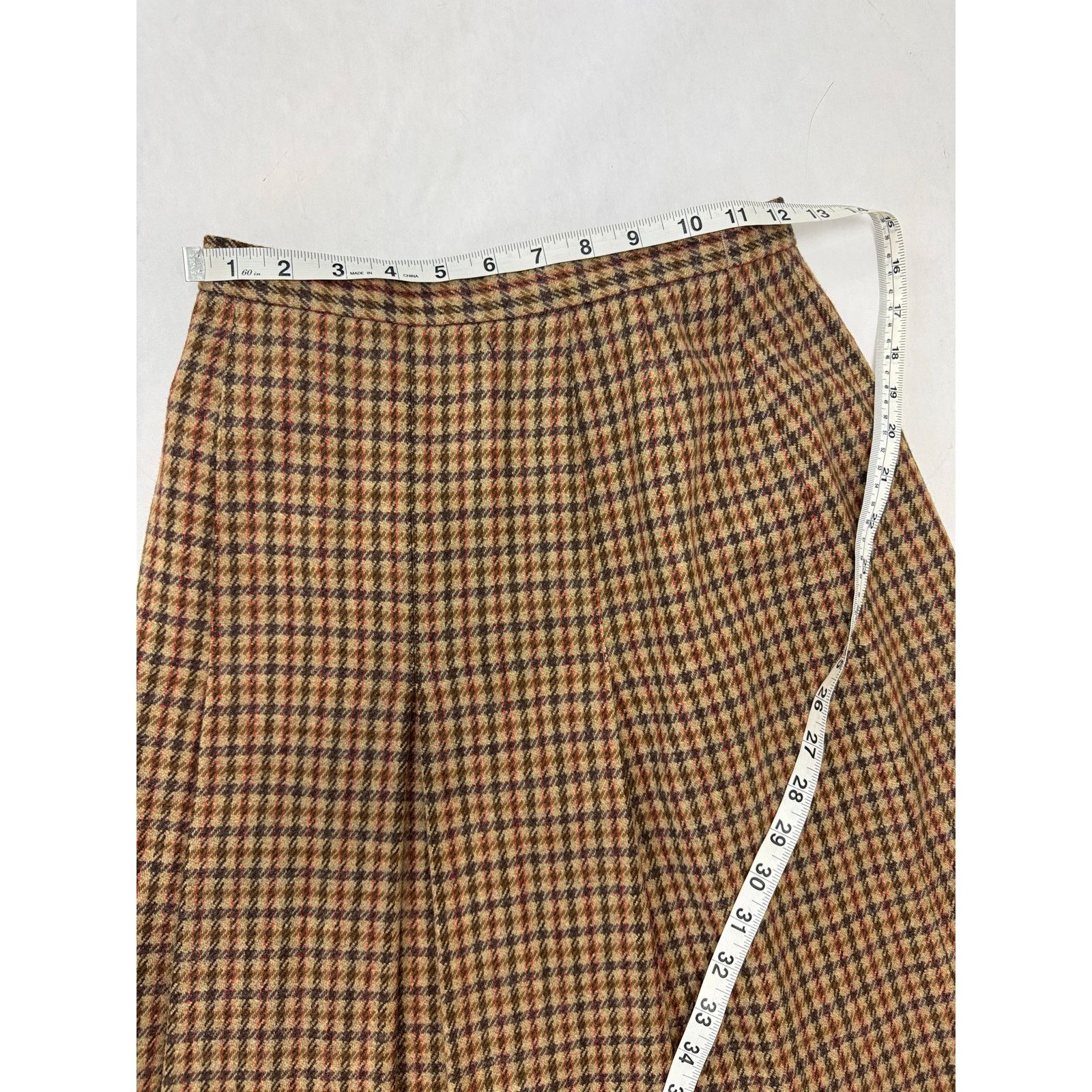Other Vintage Houndstooth 100% Wool Skirt Suit Tailored Blazer - 9 Size S / US 4 / IT 40 - 9 Thumbnail
