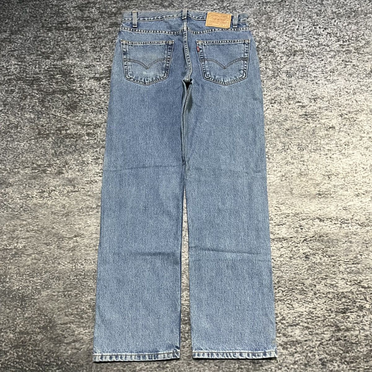 Levi's VINTAGE 90s LEVI'S 505 REGULAR FIT STRAIGHT LEG BLUE JEANS Size US 34 / EU 50 - 1 Thumbnail