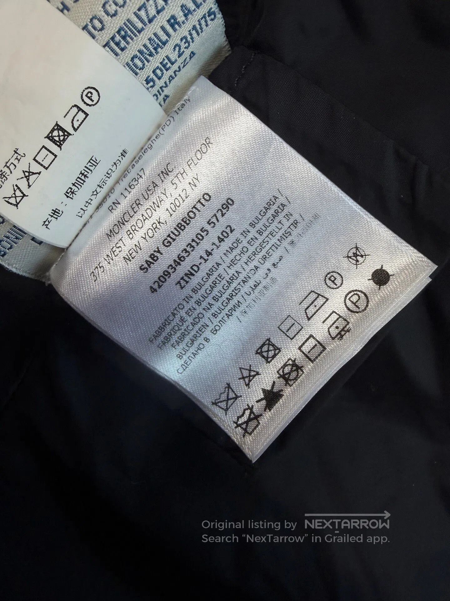 Moncler Moncler Women's Black White Tie. Size S / US 4 / IT 40 - 9 Thumbnail