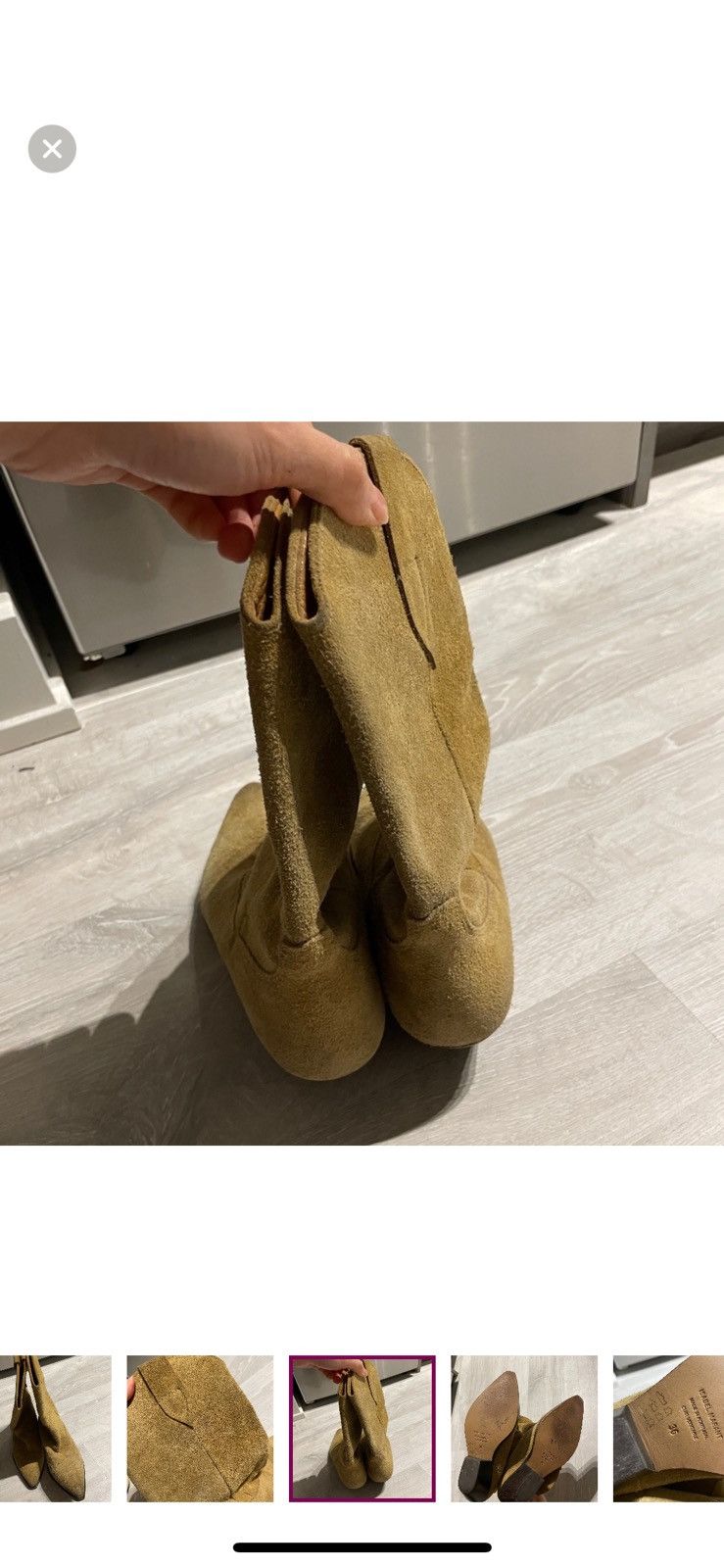 Isabel Marant Isabel Marant Tan Suede Heeled Boots Size US 6 / IT 36 - 4 Thumbnail