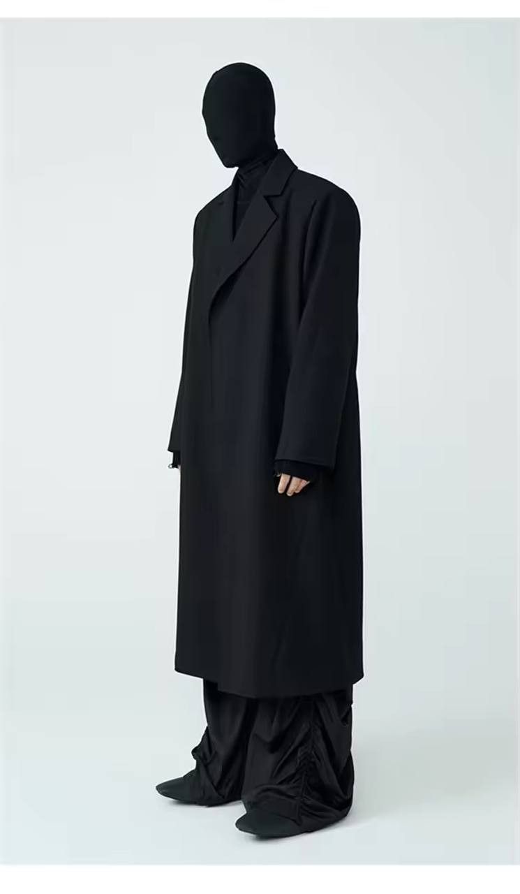 Japanese Brand × Vintage designer high quality buttonless coat Size US XL / EU 56 / 4 - 7 Thumbnail