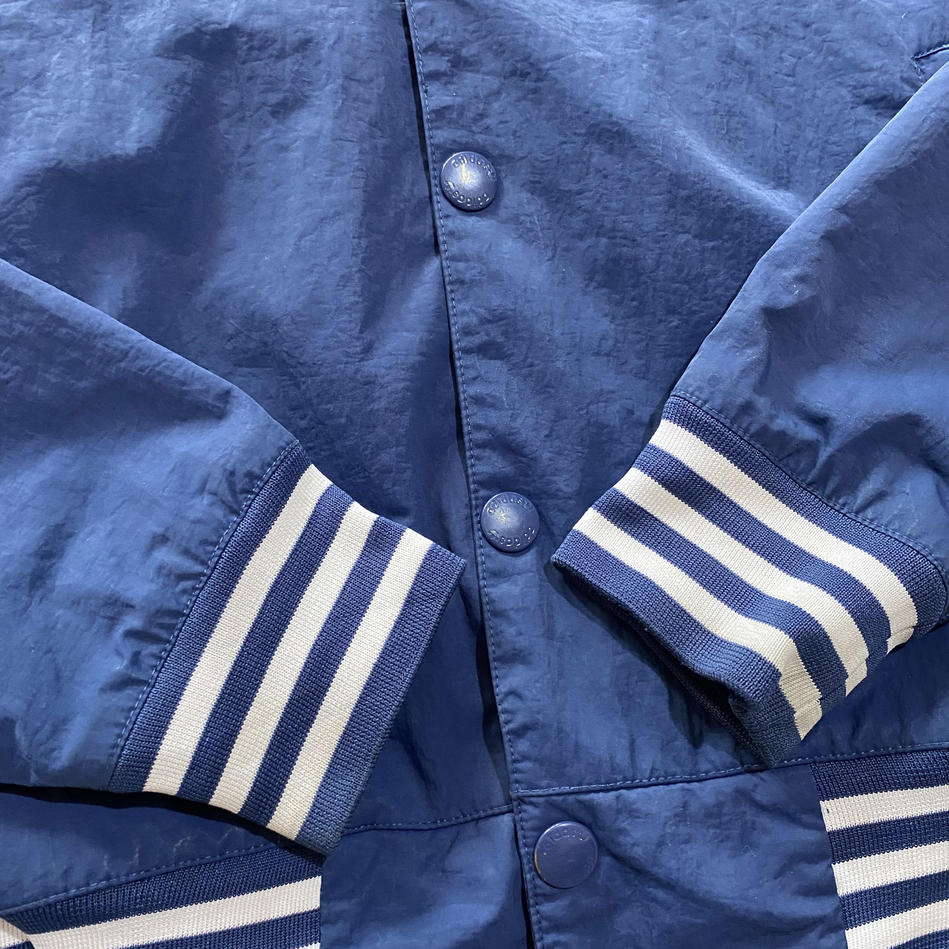 Adidas Adidas Trefoil Bomber Varsity Jacket Blue Very Good Size US M / EU 48-50 / 2 - 4 Thumbnail