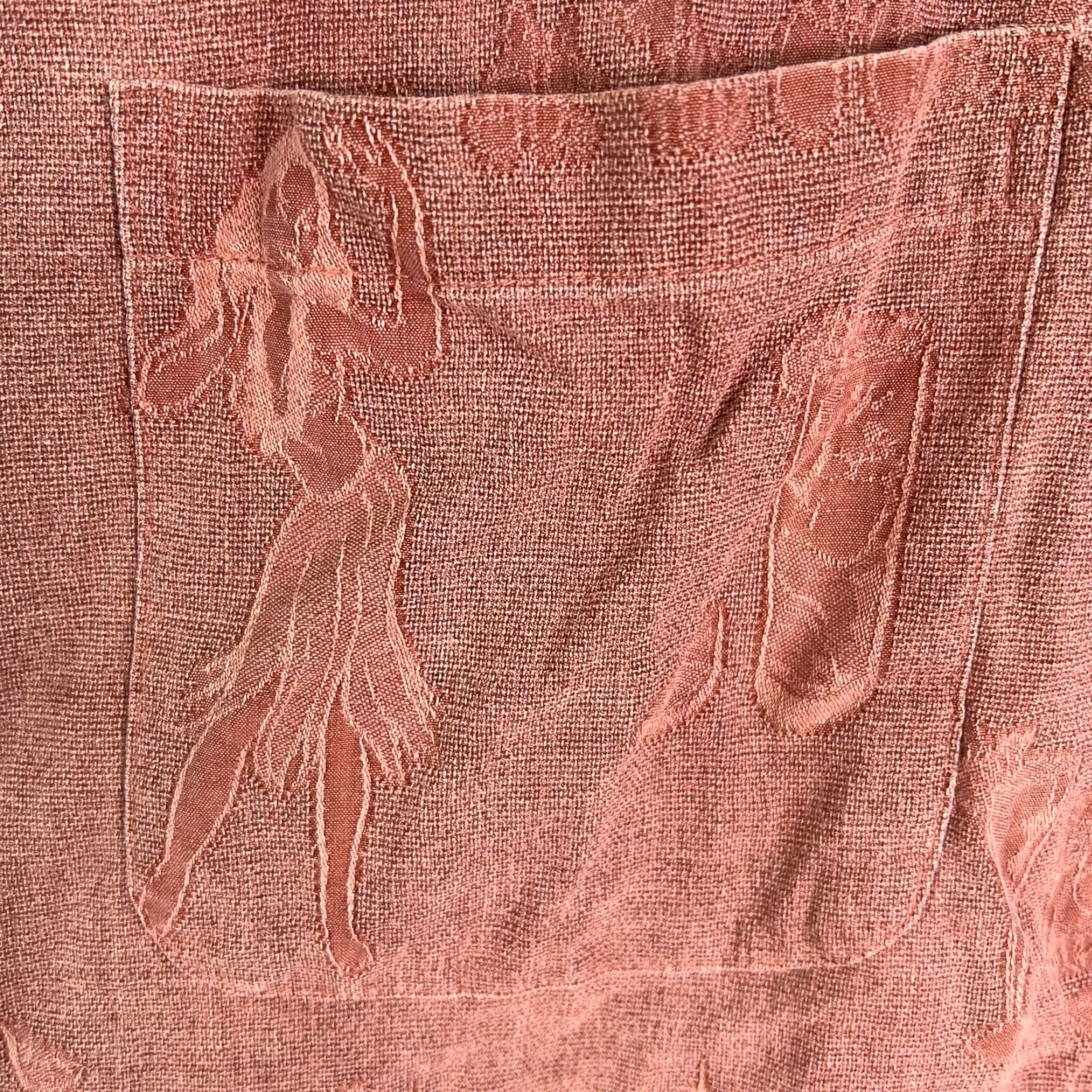 Big Dogs VINTAGE Big Dogs Silk Hawaiian Shirt 3XL Salmon Short Sleeve Graphic Dog Mens Size US XXL / EU 58 / 5 - 2 Thumbnail