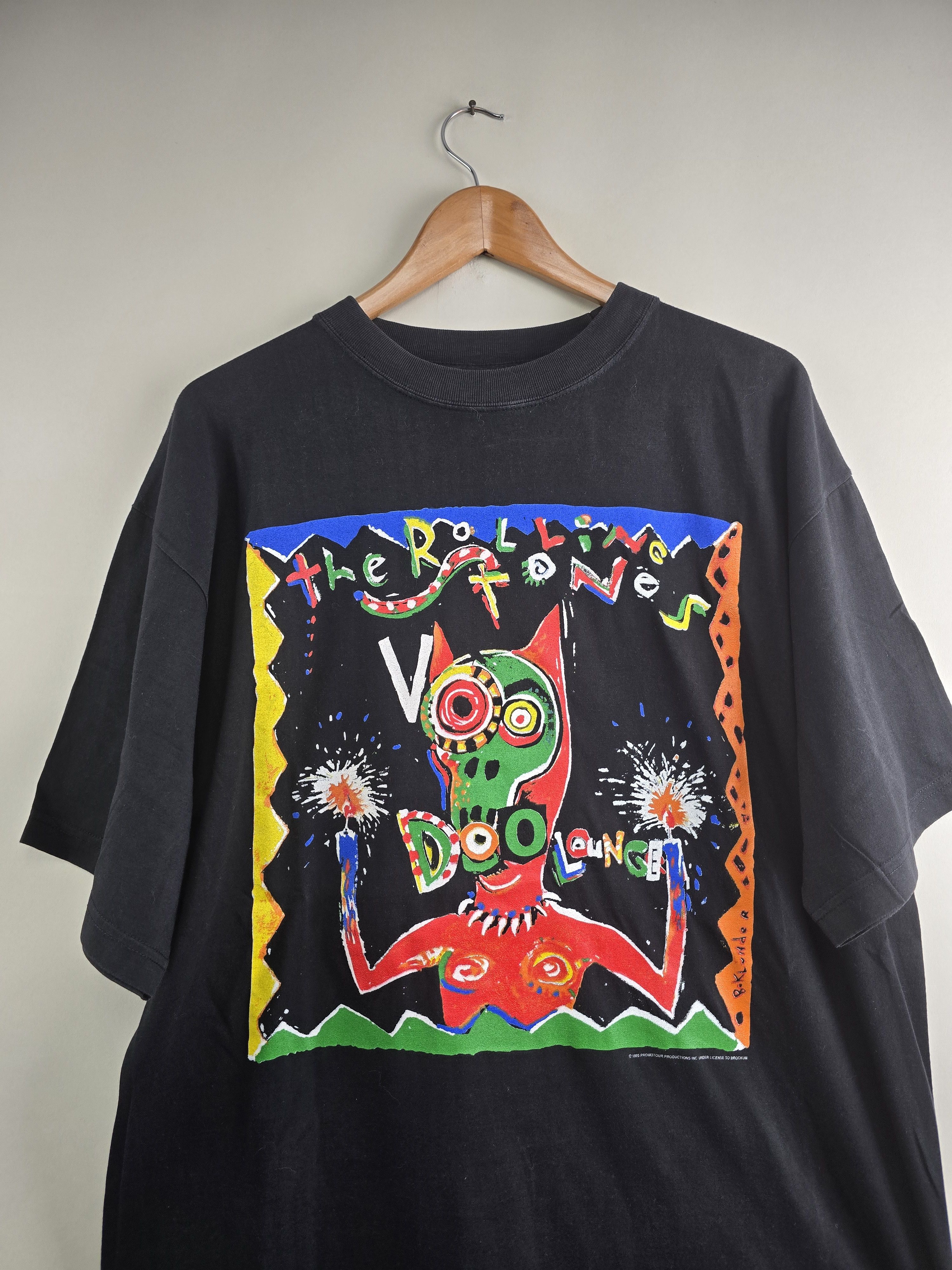 Band Tees × The Rolling Stones × Vintage 1995 The Rolling Stones Voodoo Lounge XL 23" 30.5" Size US XL / EU 56 / 4 - 2 Thumbnail