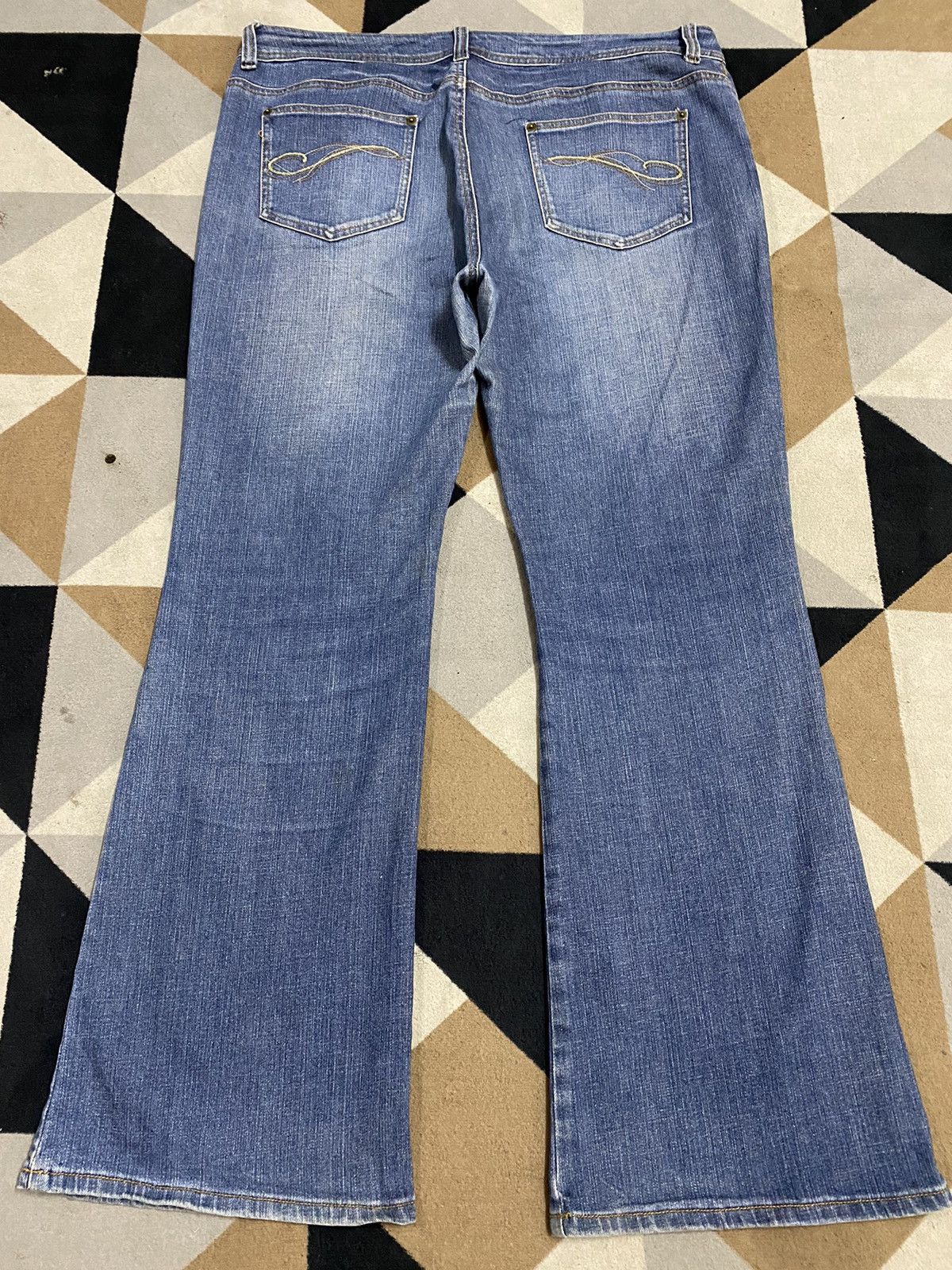 Japanese Brand Vintage Japanese Brands Blue Wash Flare Jeans Size US 37 - 2 Thumbnail