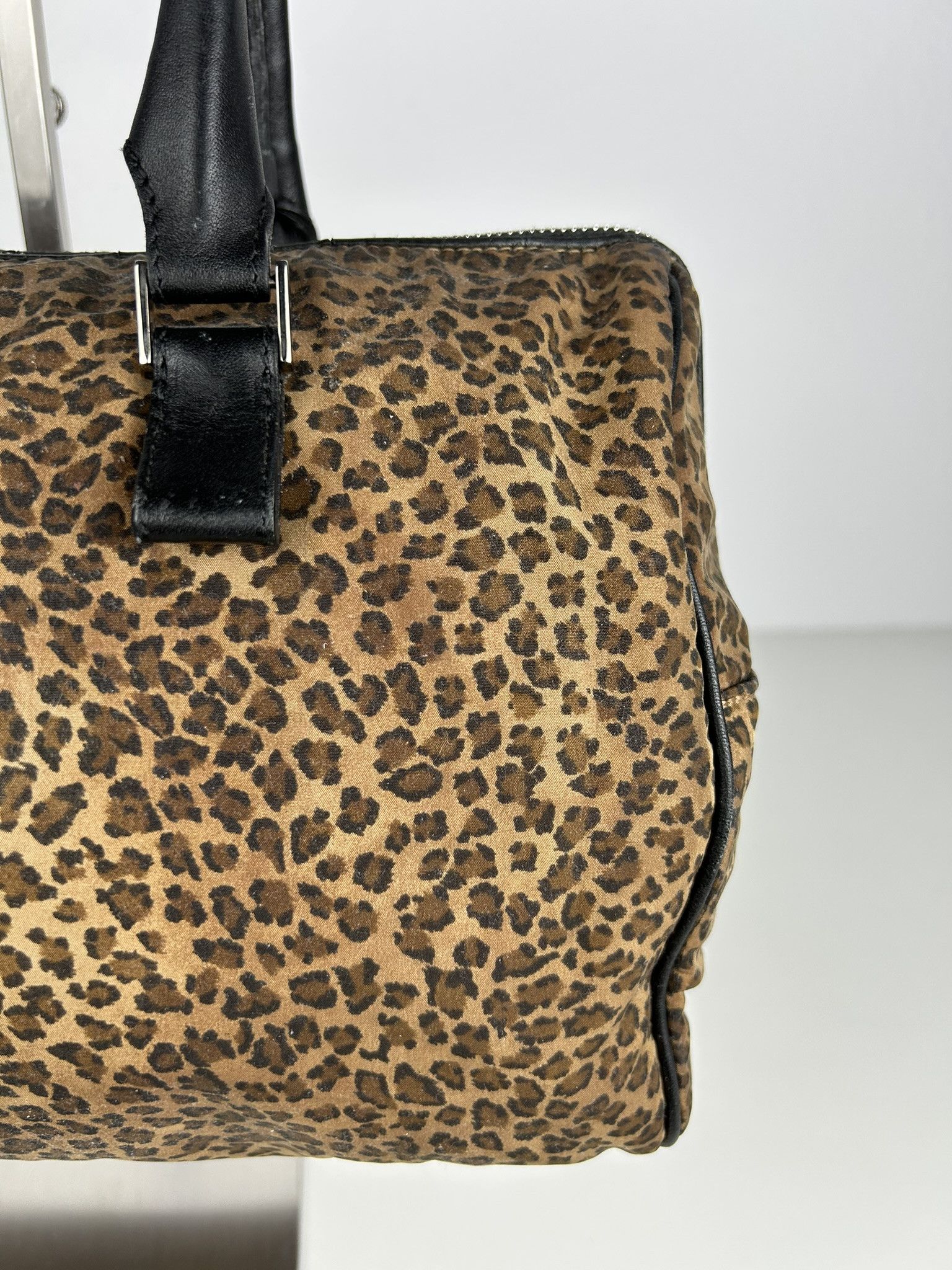 Bottega Veneta Vintage Bottega Veneta leopard print mini boston bag Size ONE SIZE - 15 Thumbnail