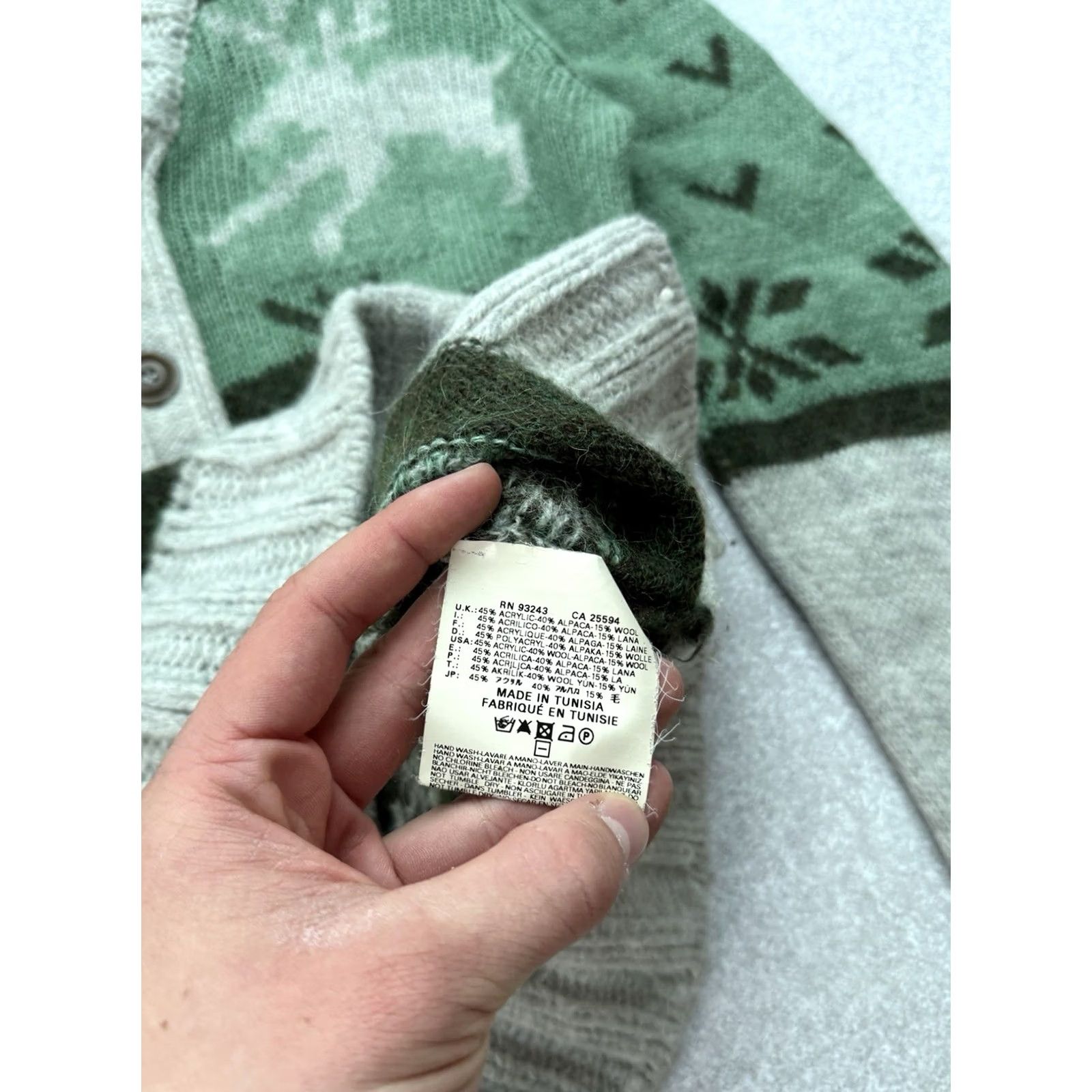 Diesel VINTAGE Diesel Cardigan Sweater Men’s Winter Gray S Diesel Winter Sweater Cardigan Mens Slim Knit Wool Cotton Notions: Button Logo, Regular Size Size US S / EU 44-46 / 1 - 7 Thumbnail