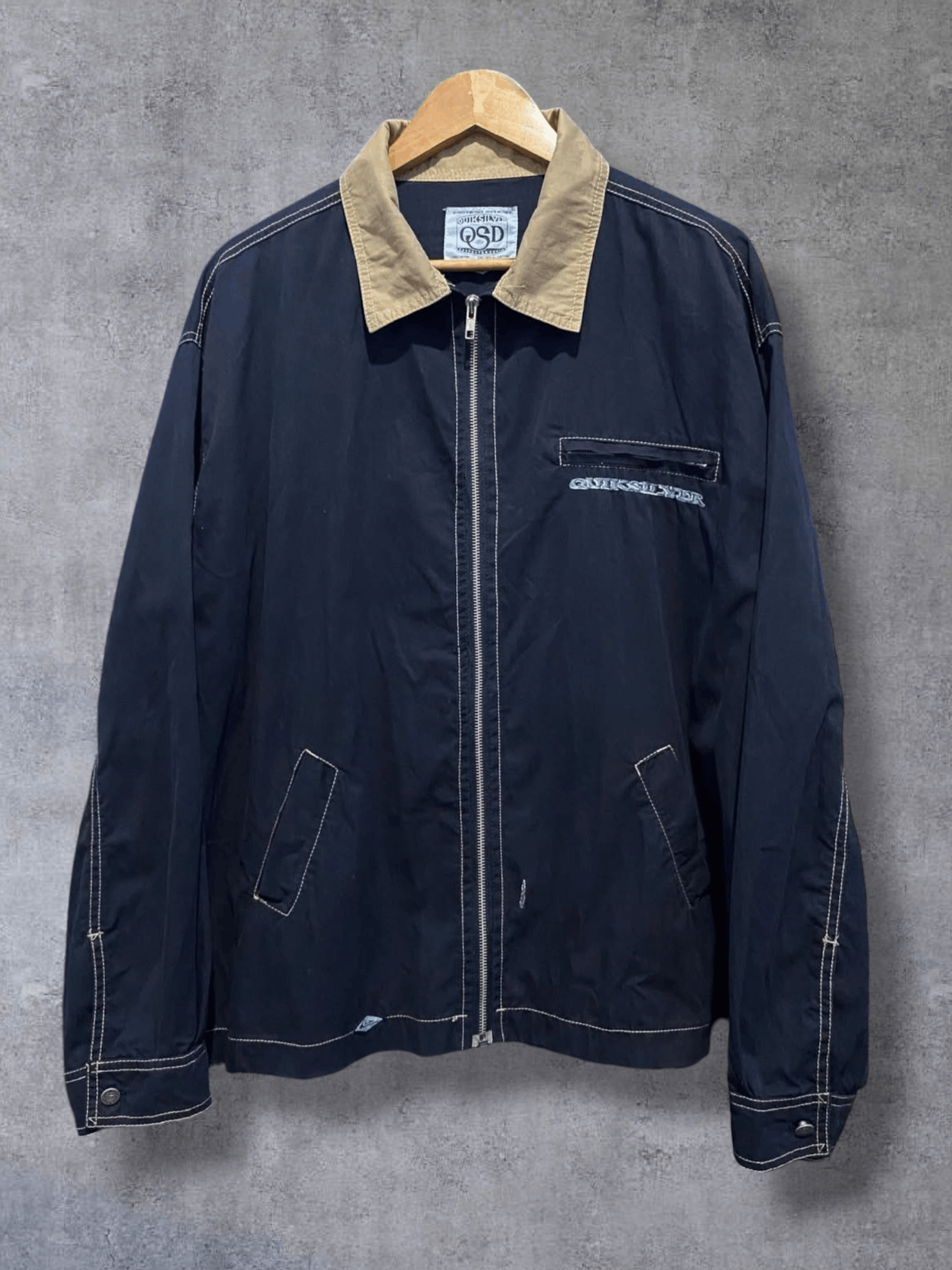Quiksilver Vintage 90's QSD Quiksilver Work Jackets Size US L / EU 52-54 / 3 - 1 Thumbnail