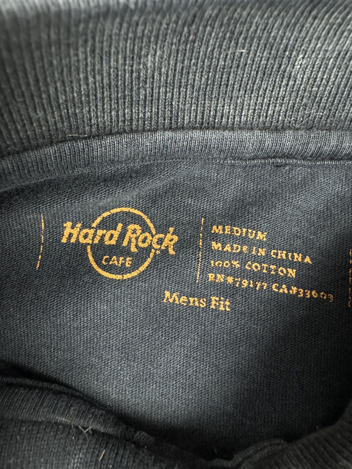 Hard Rock Cafe × Vintage Vintage y2k Hard Rock Cafe washed faded embroidered polo tee Size US M / EU 48-50 / 2 - 7 Thumbnail