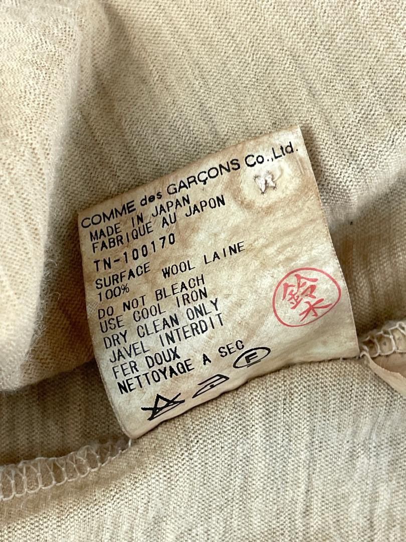 Tricot Comme des Garcons AD1999 Rei Kawakubo Wool Knit Top Size XS / US 0-2 / IT 36-38 - 18 Thumbnail