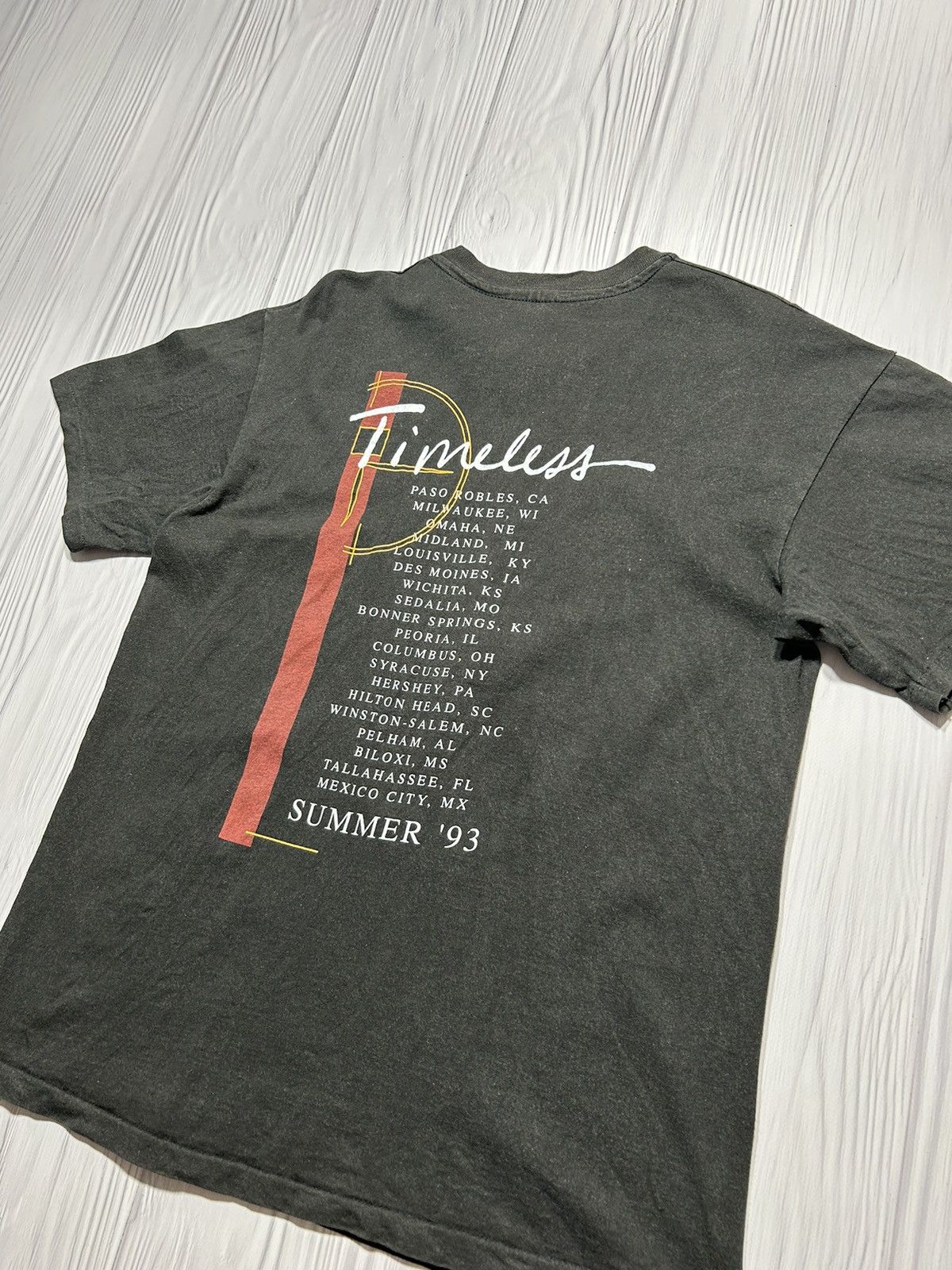 Band Tees Vintage 1993 Singer Michael Bolton Timeless Tour T-Shirt Size US L / EU 52-54 / 3 - 12 Thumbnail