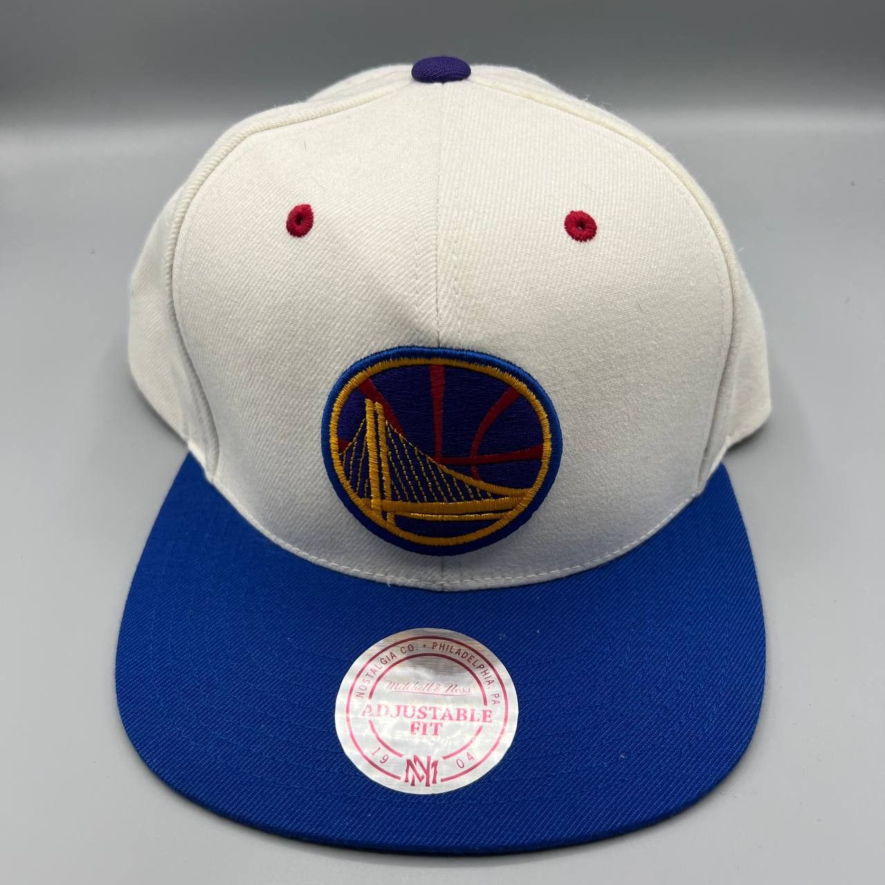 Mitchell & Ness GSW Golden State Warriors Hat Men NBA Snap Back Cap Size ONE SIZE - 1 Thumbnail